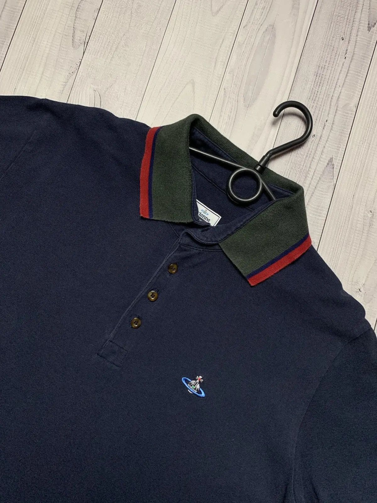 Vivienne Westwood Vintage polo Vivienne Westwood navy size L/XI Size US XL / EU 56 / 4 - 2 Thumbnail