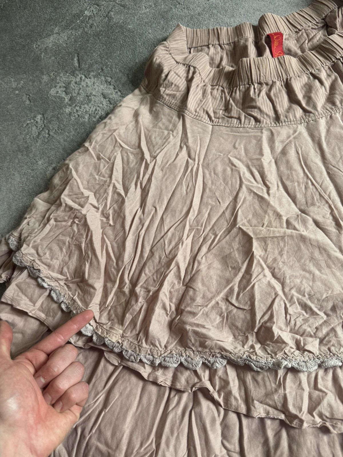 Designer Ewa i Walla M Avantgarde relaxed oversized bohemia skirt 00s Size 27" / US 4 / IT 40 - 13 Thumbnail