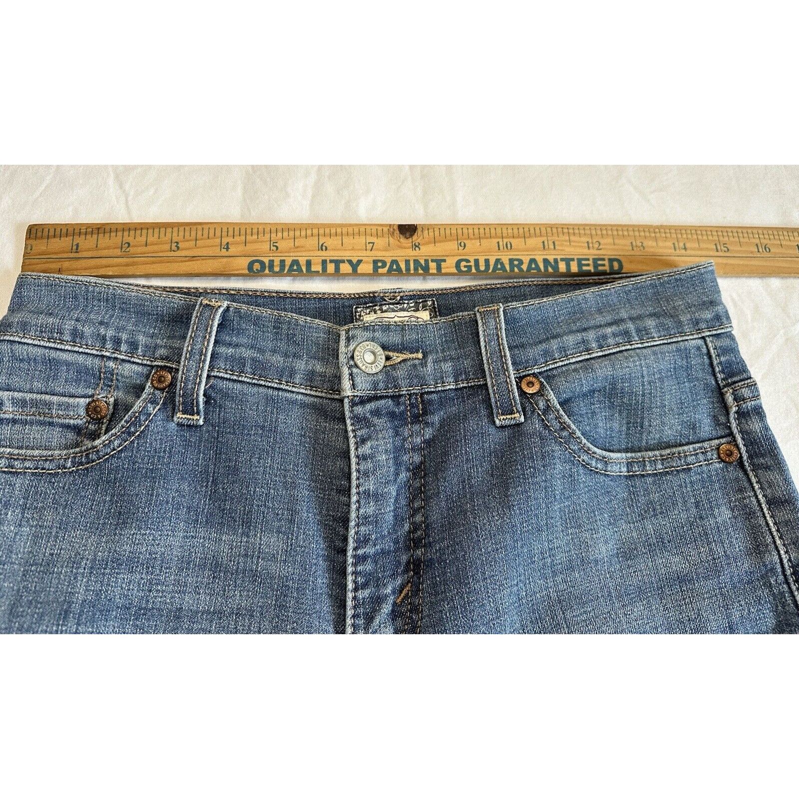Levi's Levis Original Perfectly Slimming 512 Jeans Blue Sz 6M VTG Size 28" / US 6 / IT 42 - 8 Thumbnail
