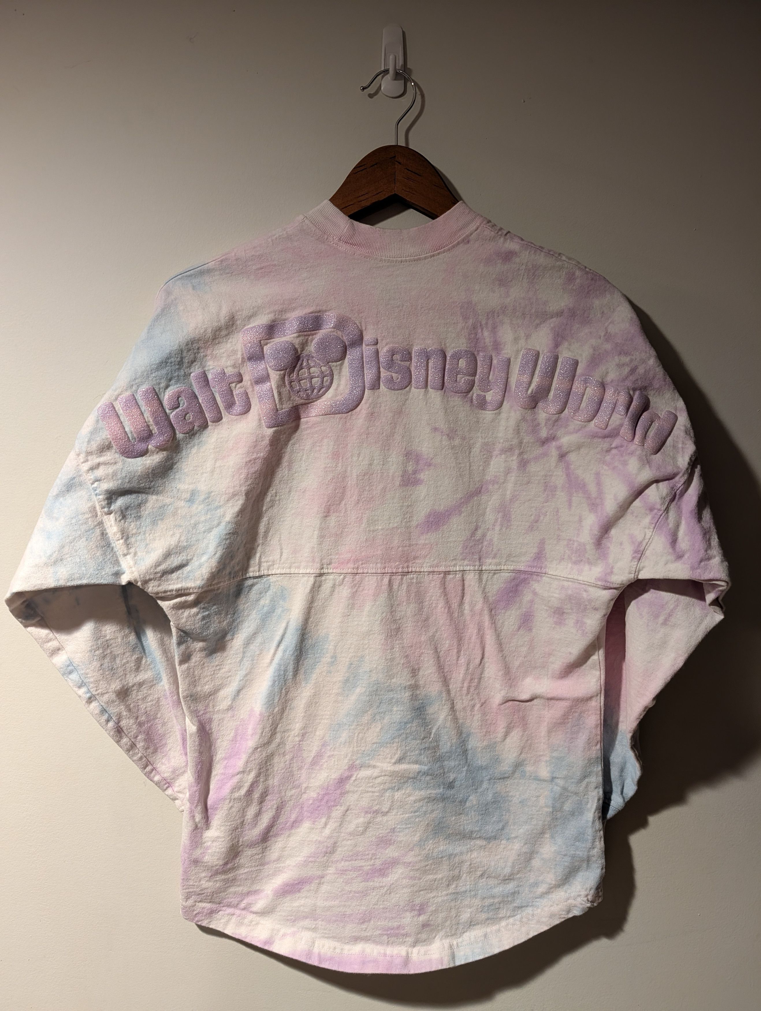 Disney WALT DISNEY WORLD Spirit Jersey Puff Print Long Sleeve Shirt Size XS / US 0-2 / IT 36-38 - 1 Thumbnail