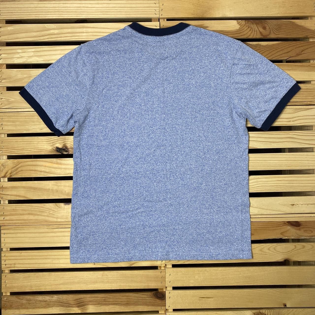 Disney Vintage Disney's Mickey Blue Cartoon Ringer Tee Size Medium Size US M / EU 48-50 / 2 - 2 Thumbnail