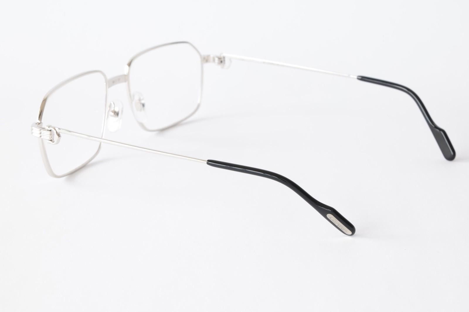 Cartier New Cartier eyewear optical eyeglasses CT0445O 004 silver Size ONE SIZE - 5 Thumbnail