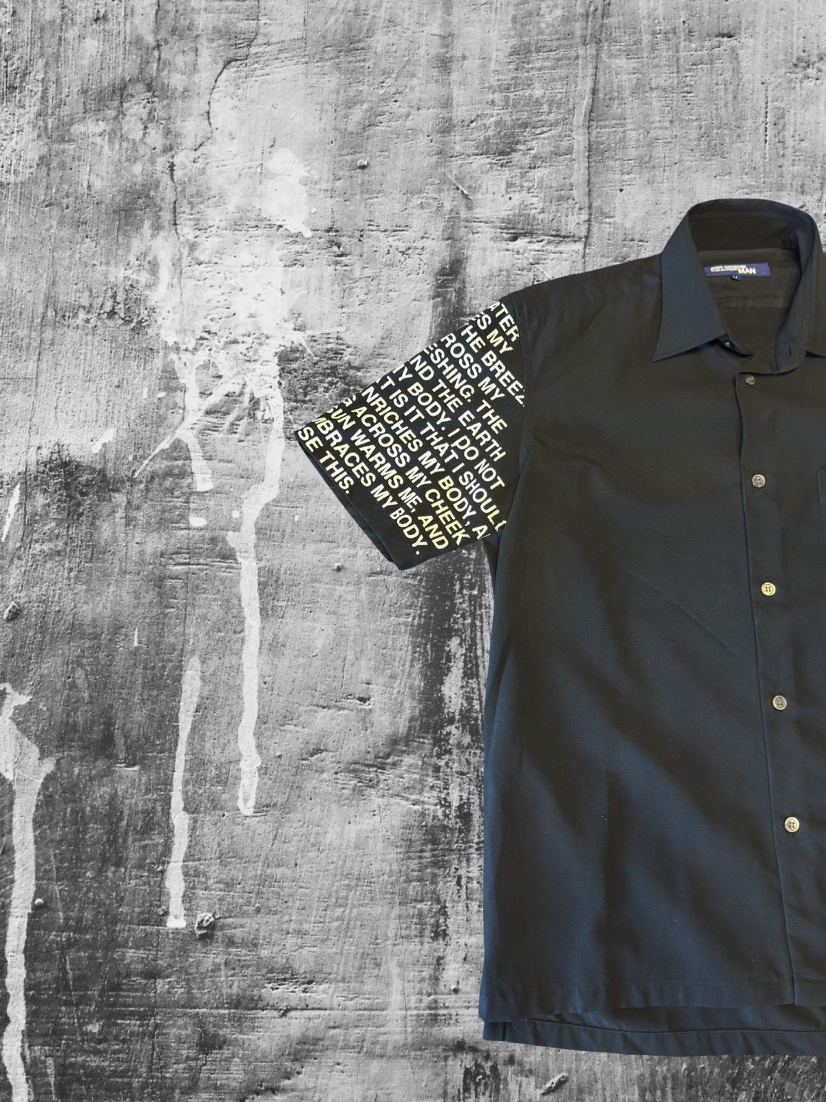 Comme des Garcons × Junya Watanabe AD2001 Poem Button Up Size US L / EU 52-54 / 3 - 2 Thumbnail