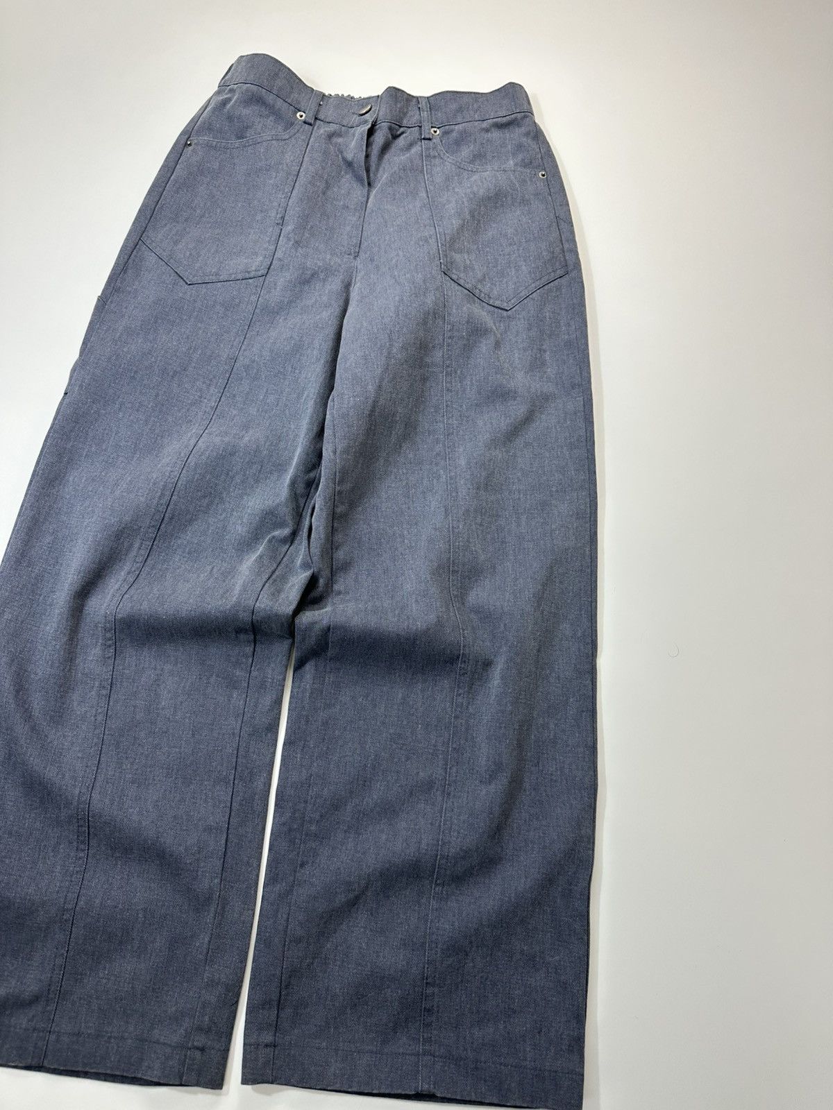 Other Africa Baggy Oversizw Pants Made In Korea Blue Size US 35 - 4 Thumbnail