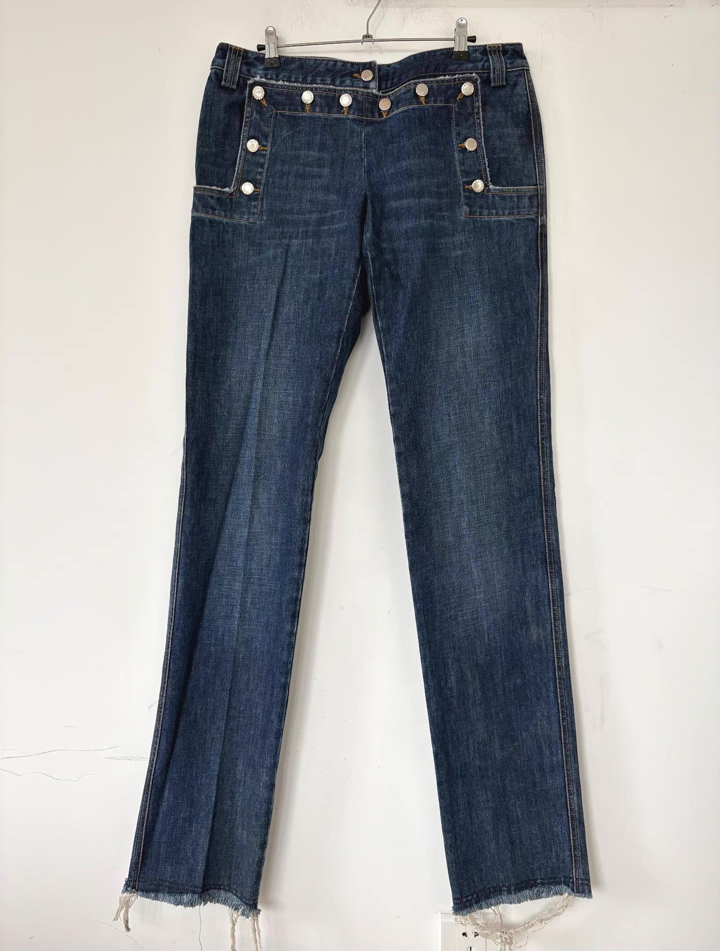 Dolce & Gabbana Dolce & Gabbana Unisex Napoleon Jeans Ｑ21 Size US 34 / EU 50 - 1 Thumbnail