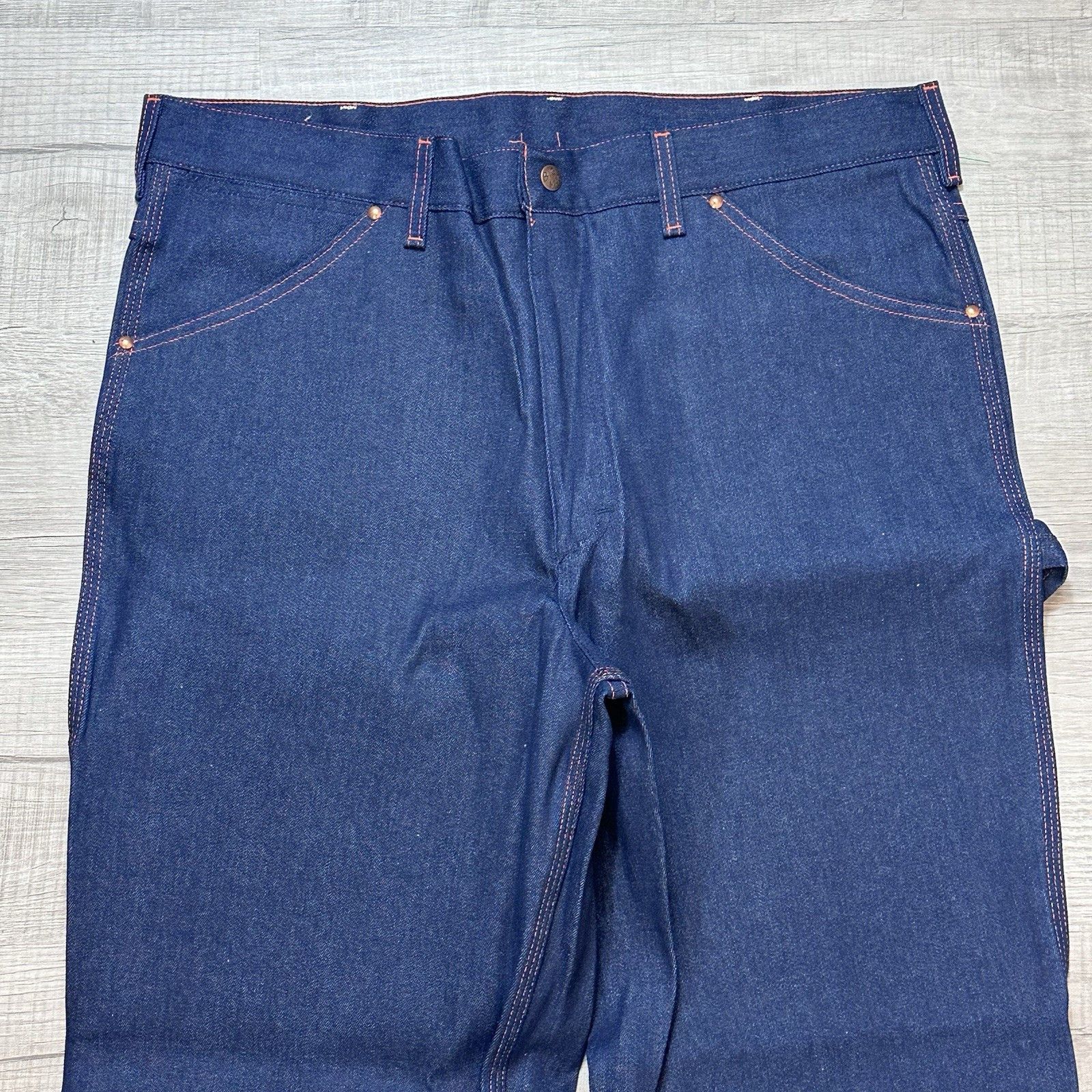 Big Mac VTG 70’s BIG MAC Industrial Jean 38x32 Carpenter Workwear Size US 38 / EU 54 - 4 Thumbnail
