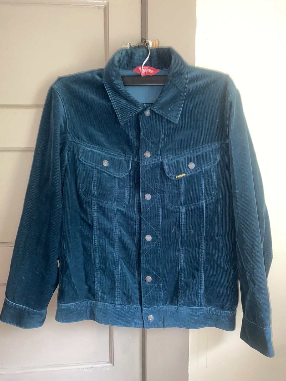 Supreme RARE SUPREME CORDUROY JACKET Size US S / EU 44-46 / 1 - 1 Thumbnail