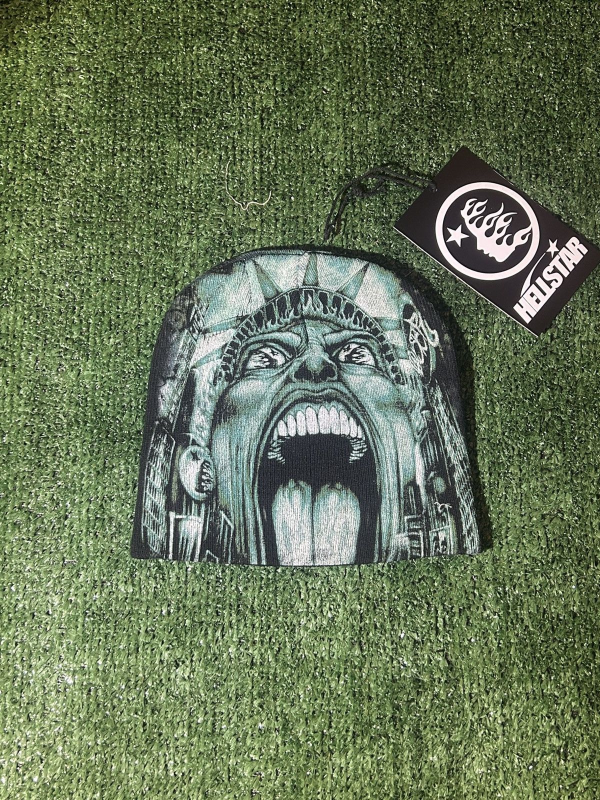 HELLSTAR HELLSTAR⭐️ LIBERTY RECORDS BEANIE NYC DESIGN ONE SIZE BNWT Size ONE SIZE - 1 Thumbnail