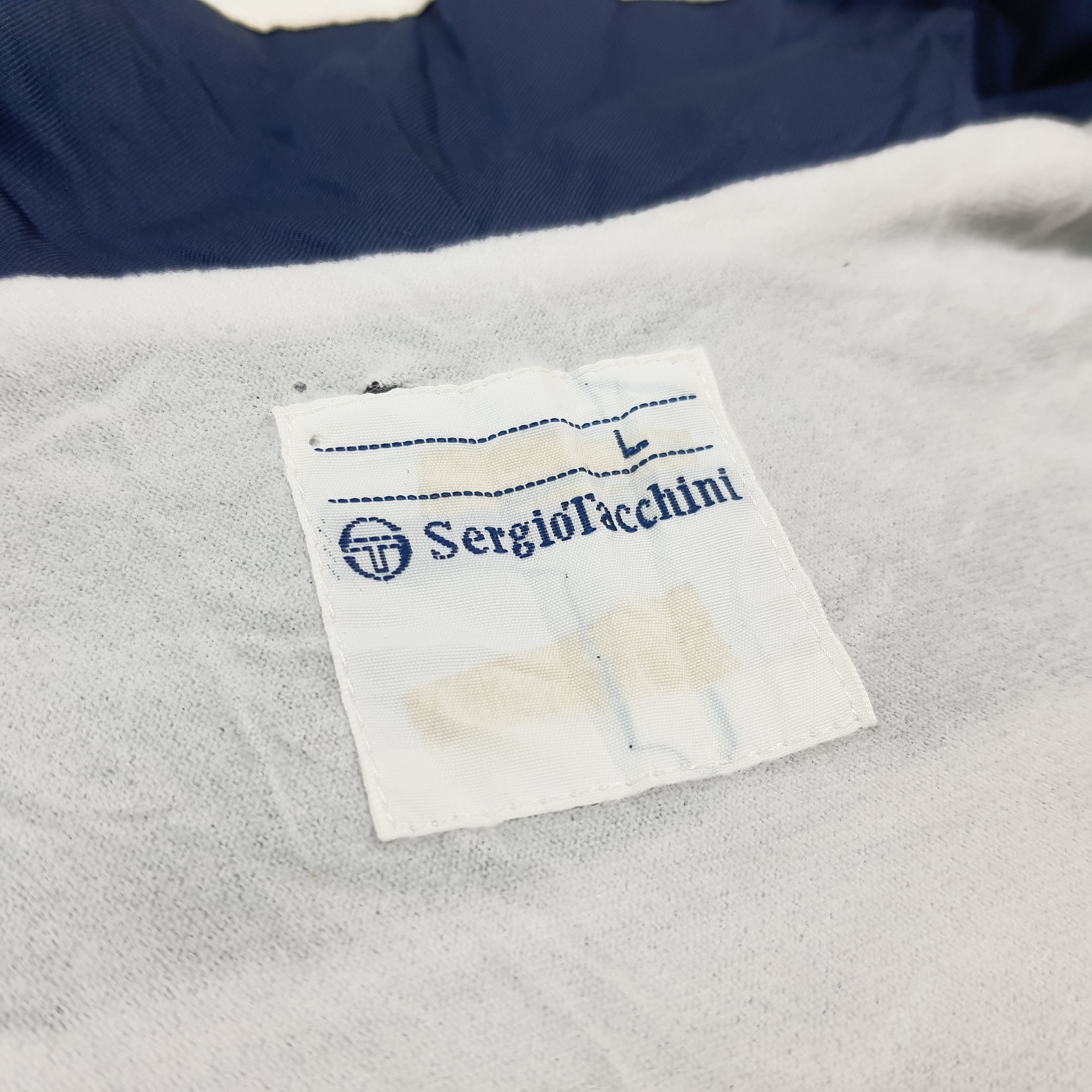 Sergio Tacchini Vintage Sergio Tacchini Navy Zipper Outdoor Jacket C302N20 Size US XL / EU 56 / 4 - 6 Thumbnail
