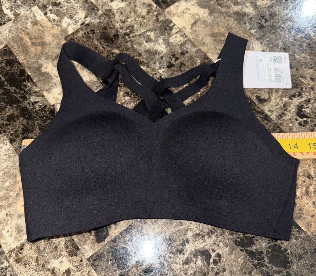 Lululemon LULULEMON ENLITE WEAVE-BACK BRA BLACK COLOR NWT SIZE 34B Size ONE SIZE - 4 Thumbnail