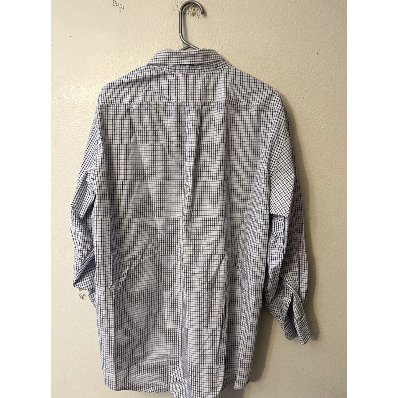 Brooks Brothers VINTAGE Brooks Brothers L/S Shirt Mens Blue White Gingham Plaid Check Sz 17 2/3 XL Regular Dress Shirt Men Women Size US XL / EU 56 / 4 - 3 Thumbnail