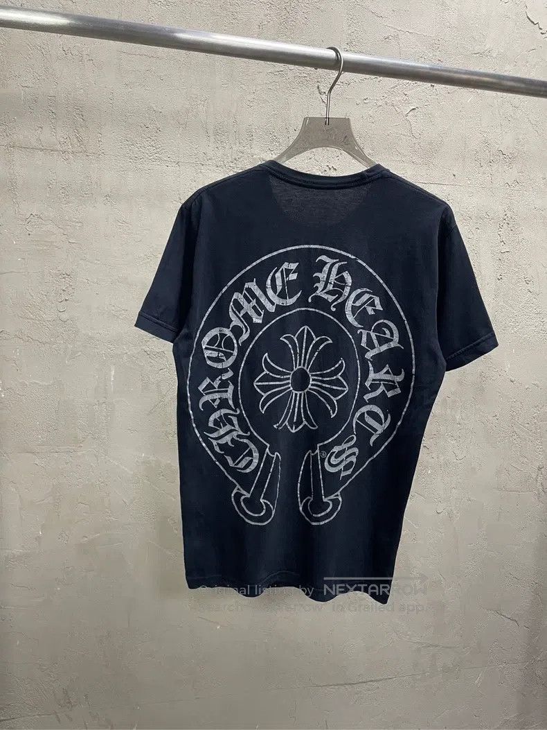 Chrome Hearts CHROME HEARTS Size M Black scroll broken horseshoe cross sh Size US M / EU 48-50 / 2 - 2 Thumbnail