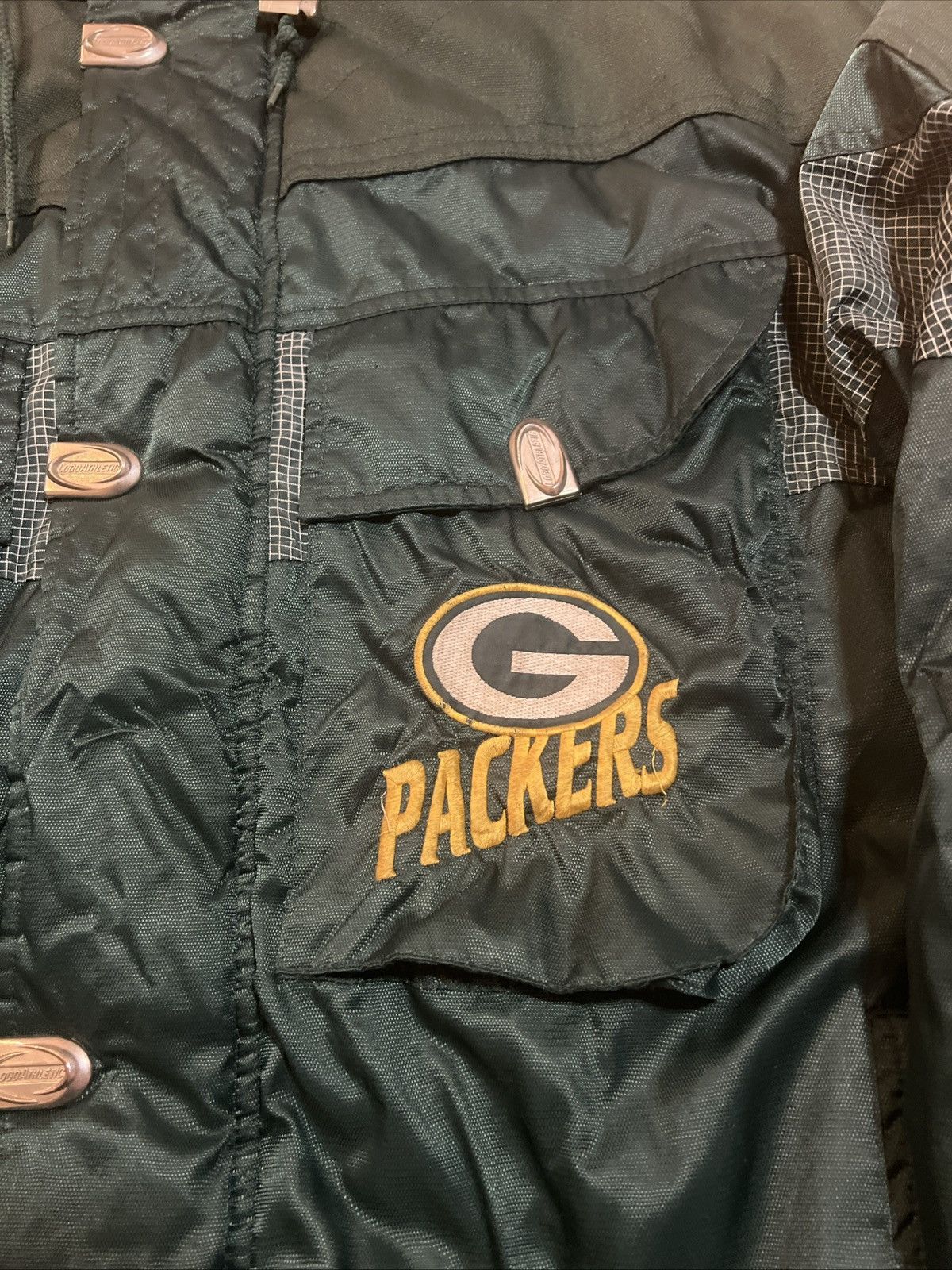 Logo Athletic Logo Athletic Green Bay Packers Pro Line Puffer Jacket Size US XL / EU 56 / 4 - 4 Thumbnail