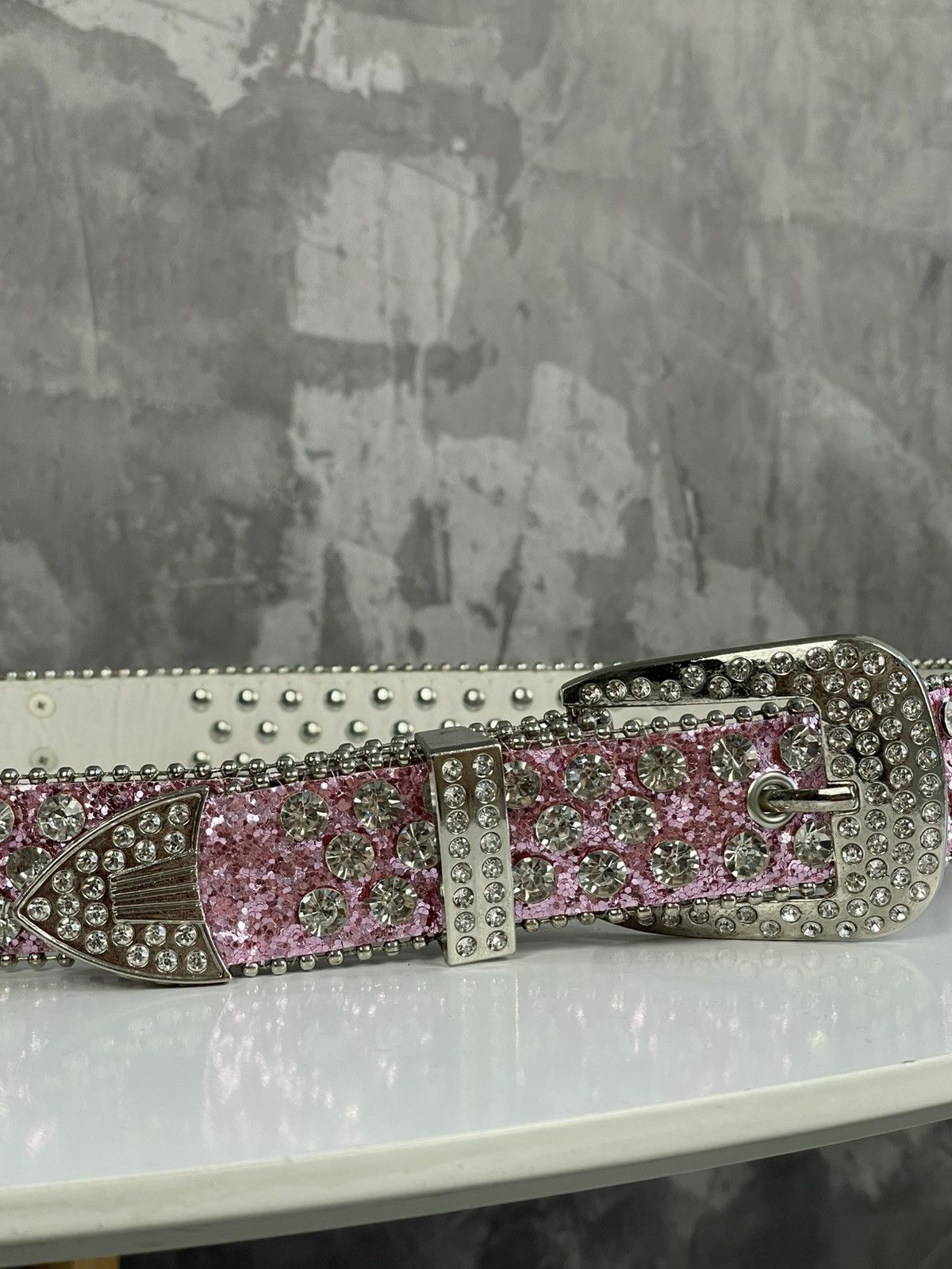 Other VINTAGE RHINESTONES BELT BB SIMON STYLE Size ONE SIZE - 4 Thumbnail
