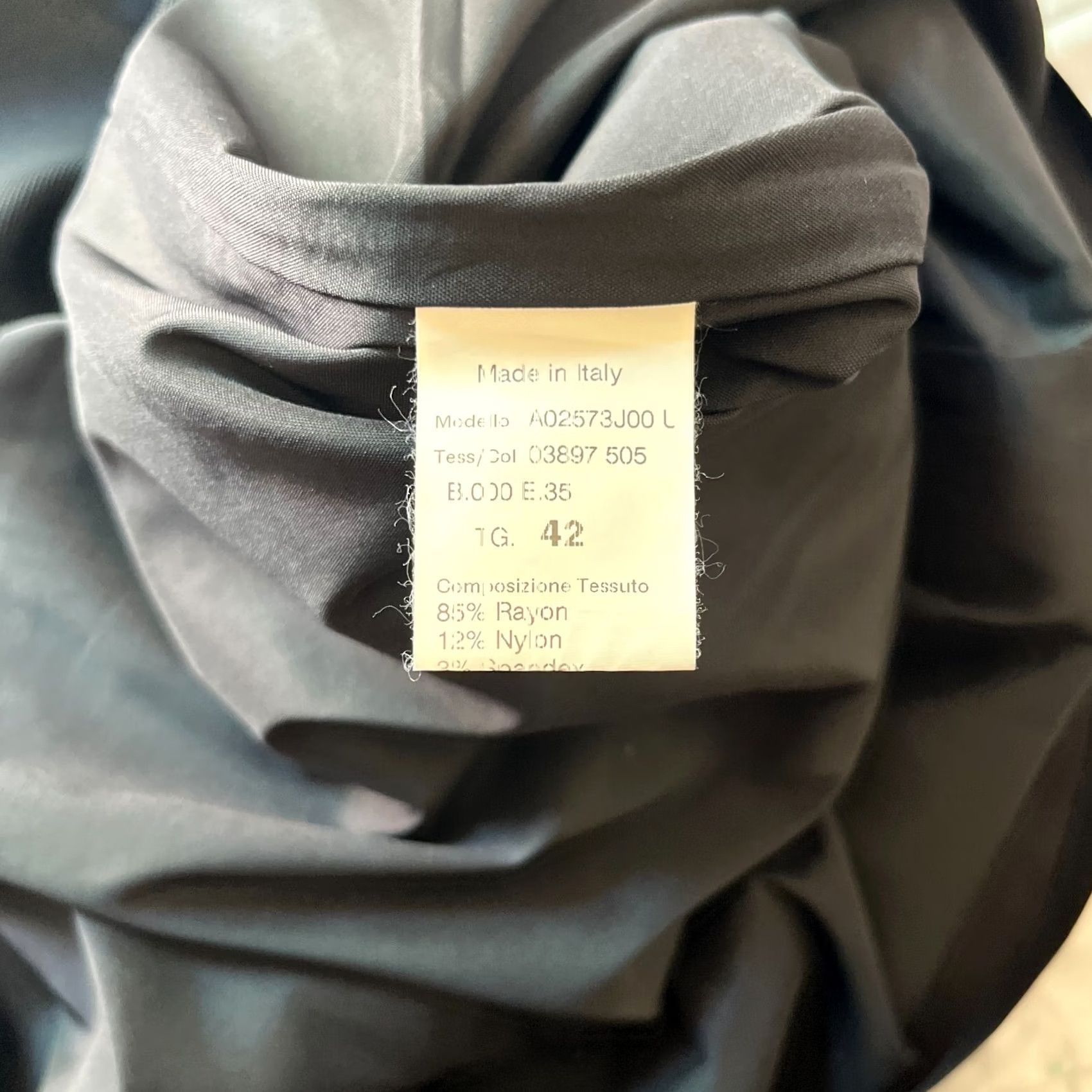 Peserico Peserico Womens Mini A-Line Dress Sleeveless Black Size 6 Italy Chic Classic A-line Dress Womens Size M / US 6-8 / IT 42-44 - 6 Thumbnail
