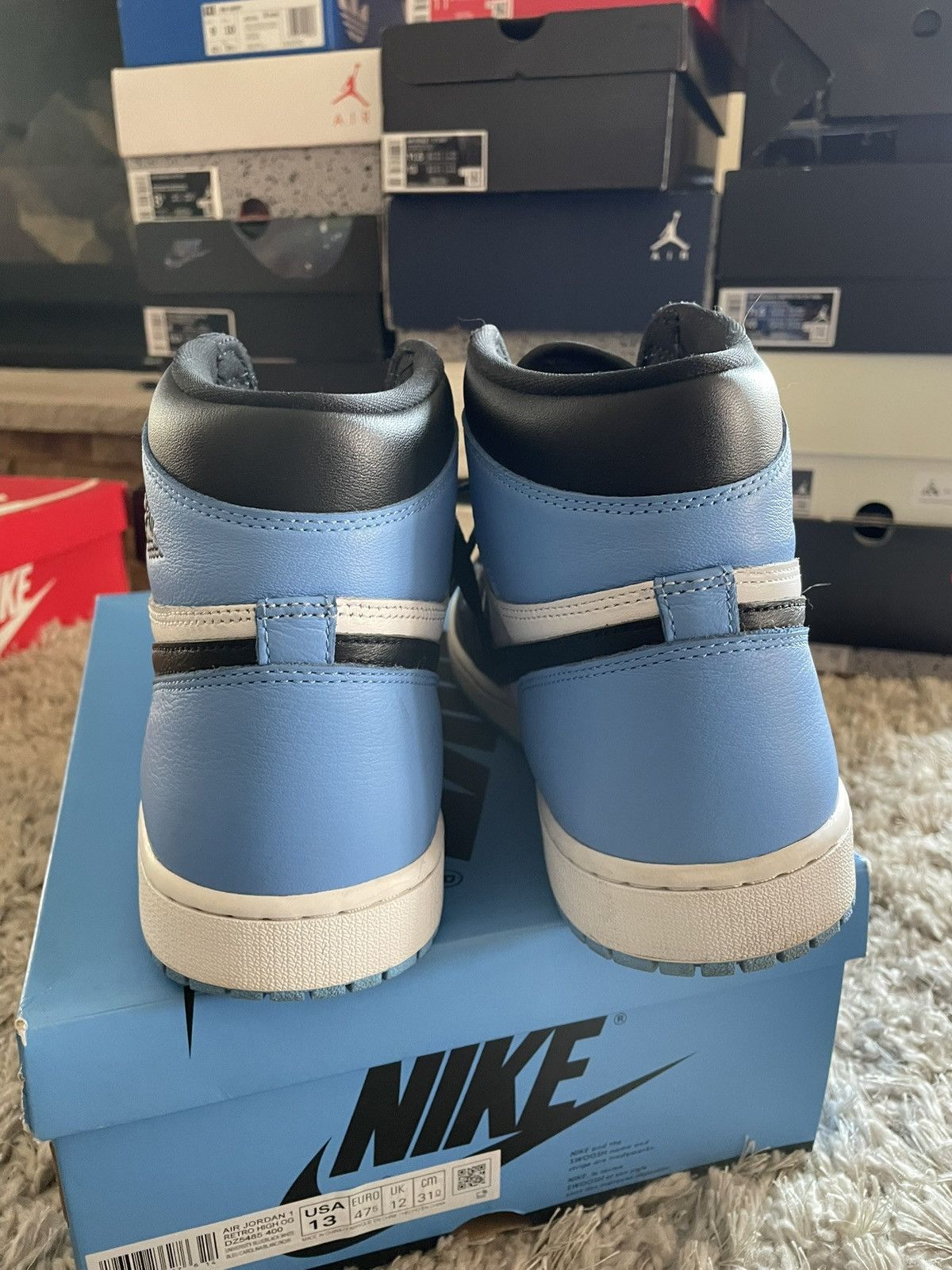 Jordan Brand Jordan 1 UNC Toe Size US 13 / EU 46 - 6 Thumbnail