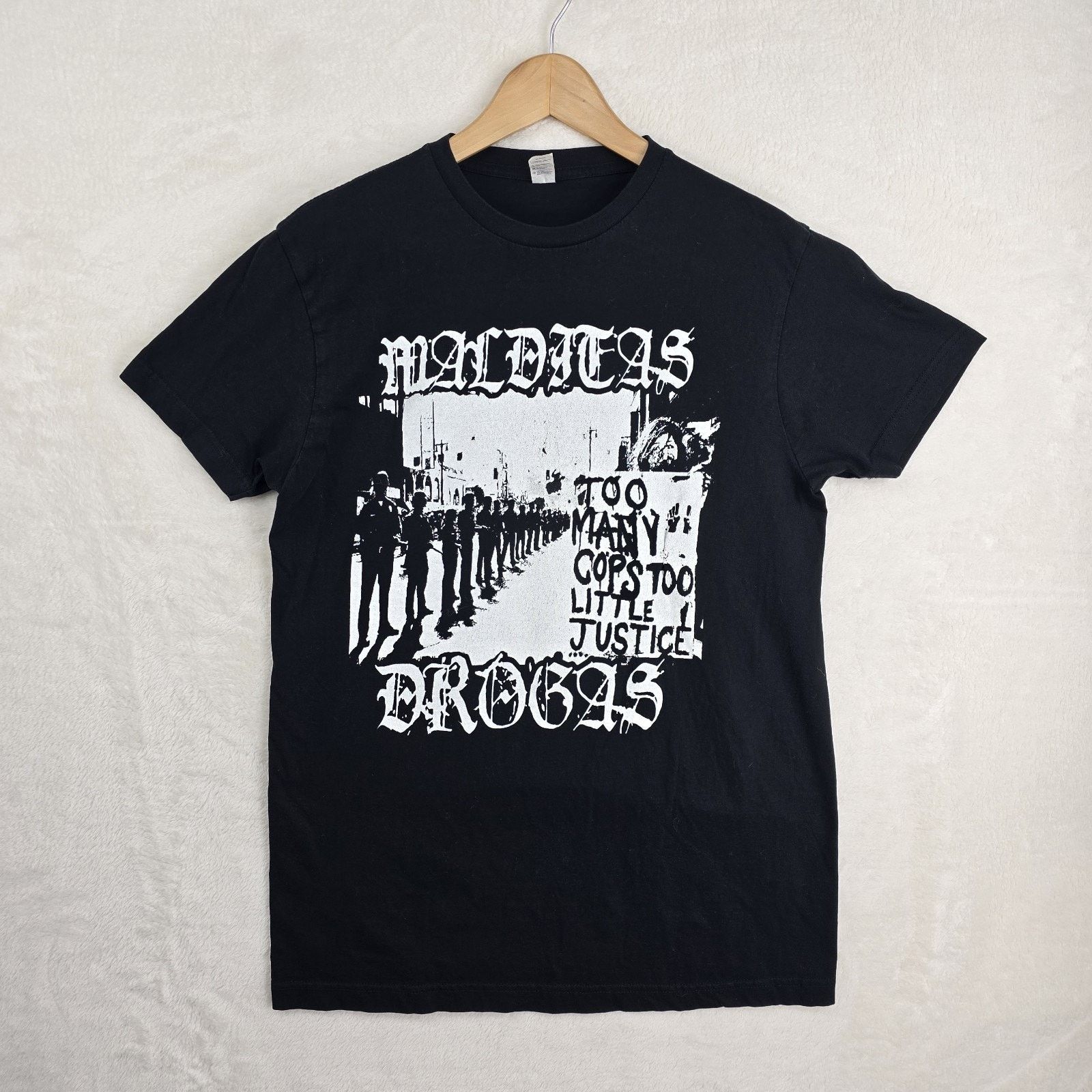 Other Malditas Drogas Metal Band Tee Shirt Large Too Many Cops Size US L / EU 52-54 / 3 - 2 Thumbnail