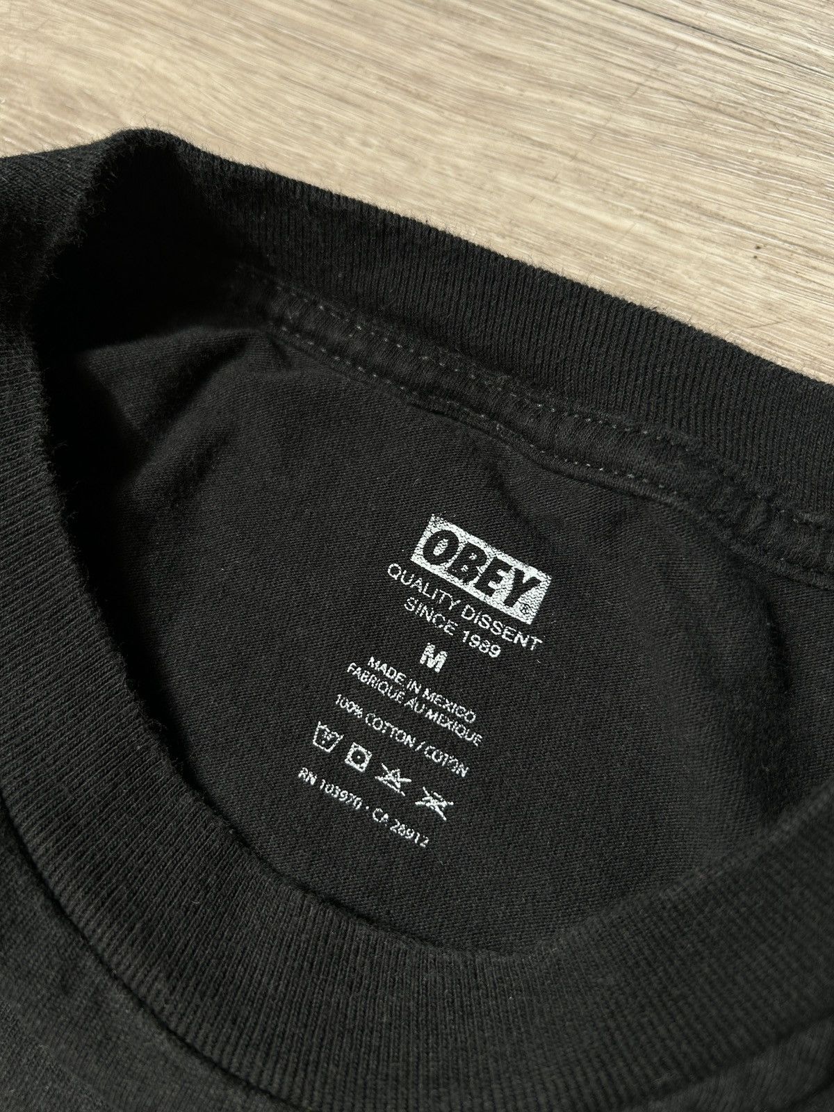 Obey × Vintage Obey Tee T-Shirt Black M Size US M / EU 48-50 / 2 - 3 Thumbnail