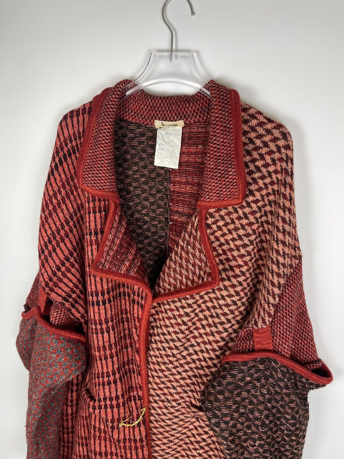 Kansai Yamamoto RARE SAMPLE Kansai Yamamoto 1980's Ethnic Knit Coat Size US L / EU 52-54 / 3 - 2 Thumbnail