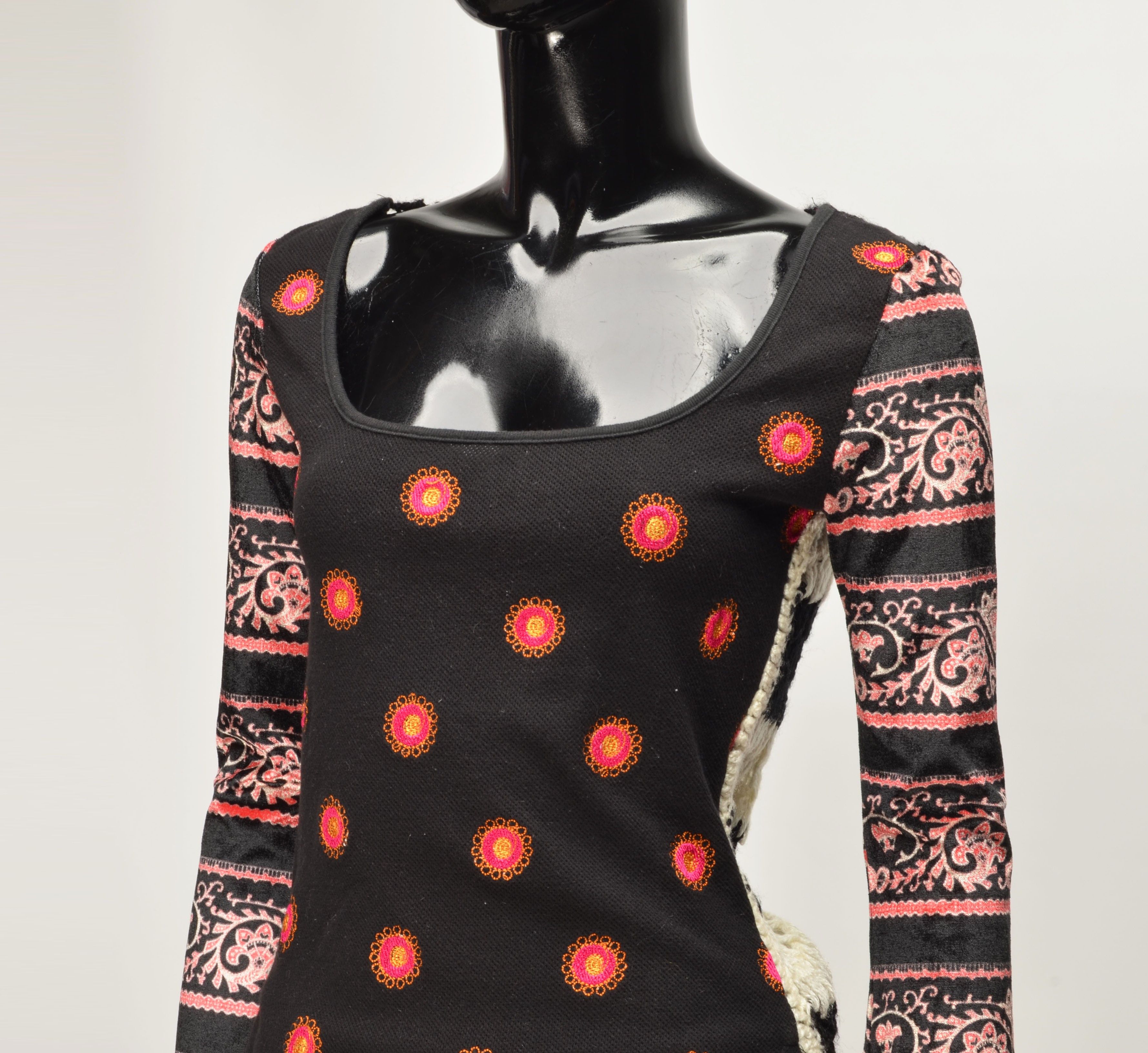 Custo Barcelona Vintage Custo Barcelona Rare Y2K Crochet Knit Top Size S / US 4 / IT 40 - 2 Thumbnail
