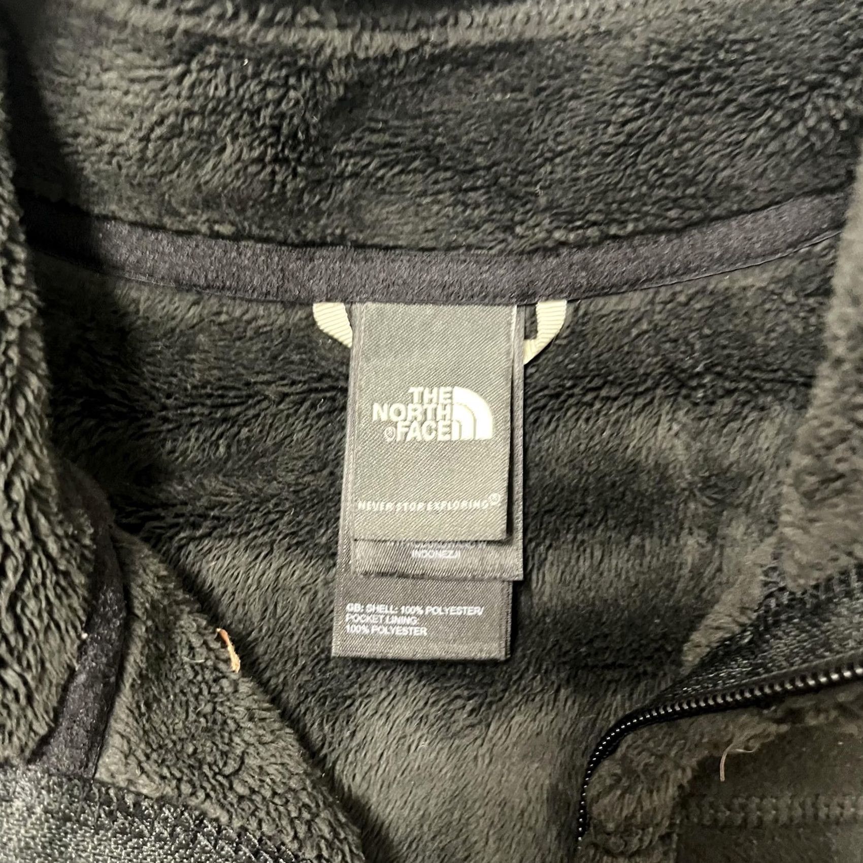 The North Face VINTAGE The North Face Jacket Womens M Black Full Zip Fleece Outdoor Coat Size M / US 6-8 / IT 42-44 - 2 Thumbnail