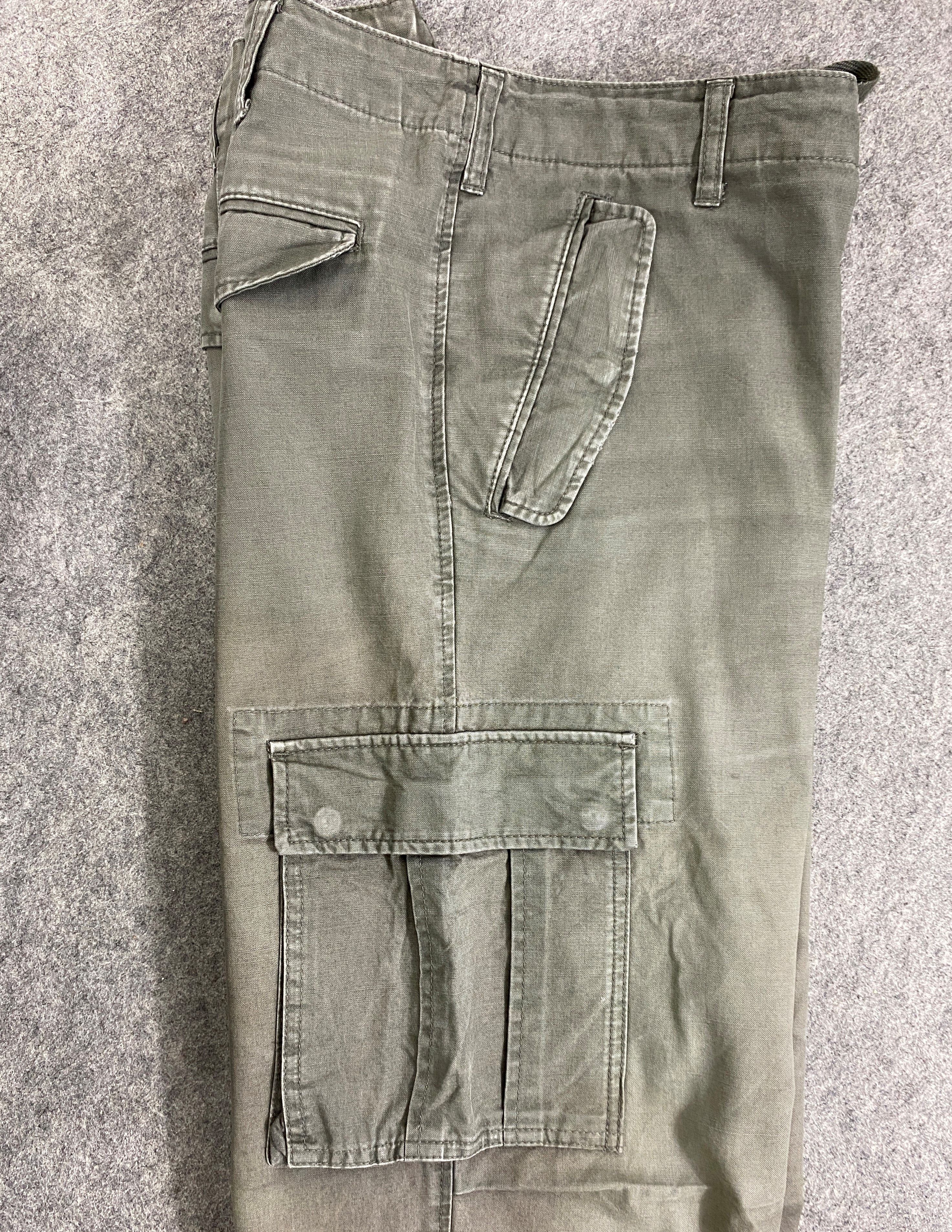 Japanese Brand Uniqlo Japanesse Cargo Sun Faded Pants -CP266 Size US 34 / EU 50 - 3 Thumbnail