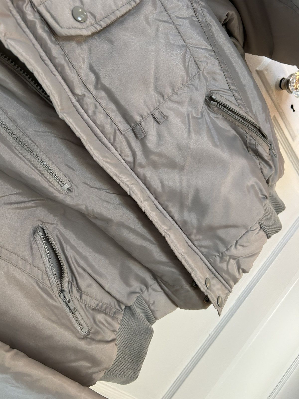 Swingster Vintage 1980s Swingster Firestone Bomber Jacket Size XL Grey Size US XL / EU 56 / 4 - 6 Thumbnail