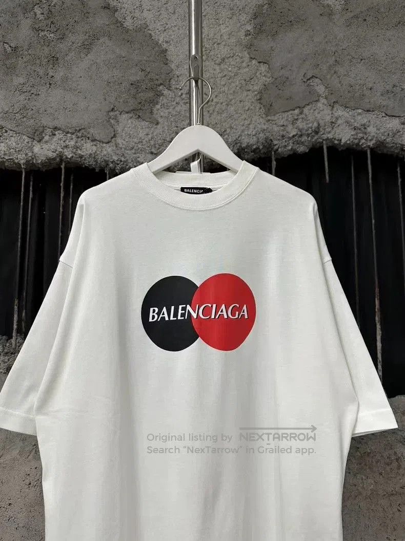 Balenciaga Balenciaga Mastercard Logo Short Sleeve Tee. Size US XS / EU 42 / 0 - 3 Thumbnail