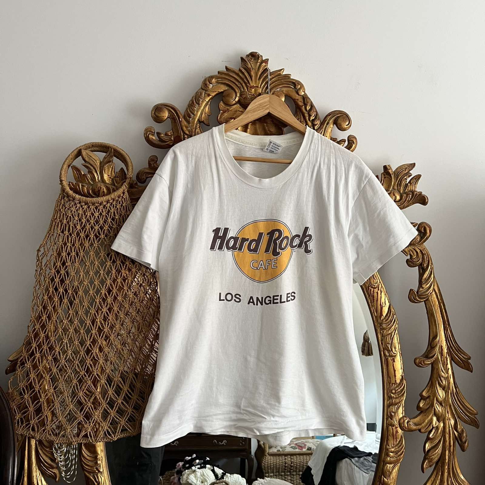 Hard Rock Cafe × Vintage Rare Vintage hard rock cafe 80s los angeles Sz L Size US L / EU 52-54 / 3 - 1 Thumbnail