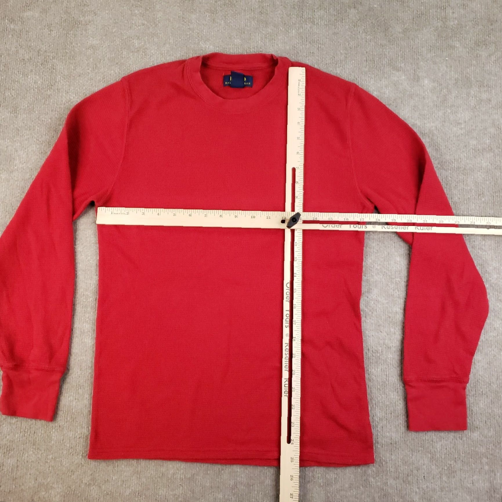 Polo Ralph Lauren Polo Ralph Lauren Sleepwear Shirt Womens Medium Red Pajama Top Knit Size M / US 6-8 / IT 42-44 - 2 Thumbnail