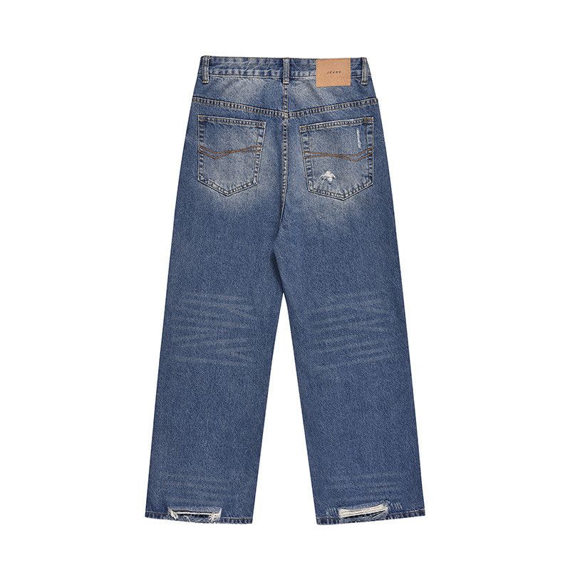 Vintage Men's American Vintage Loose-Fit Washed Blue Jeans Size US 32 / EU 48 - 2 Thumbnail