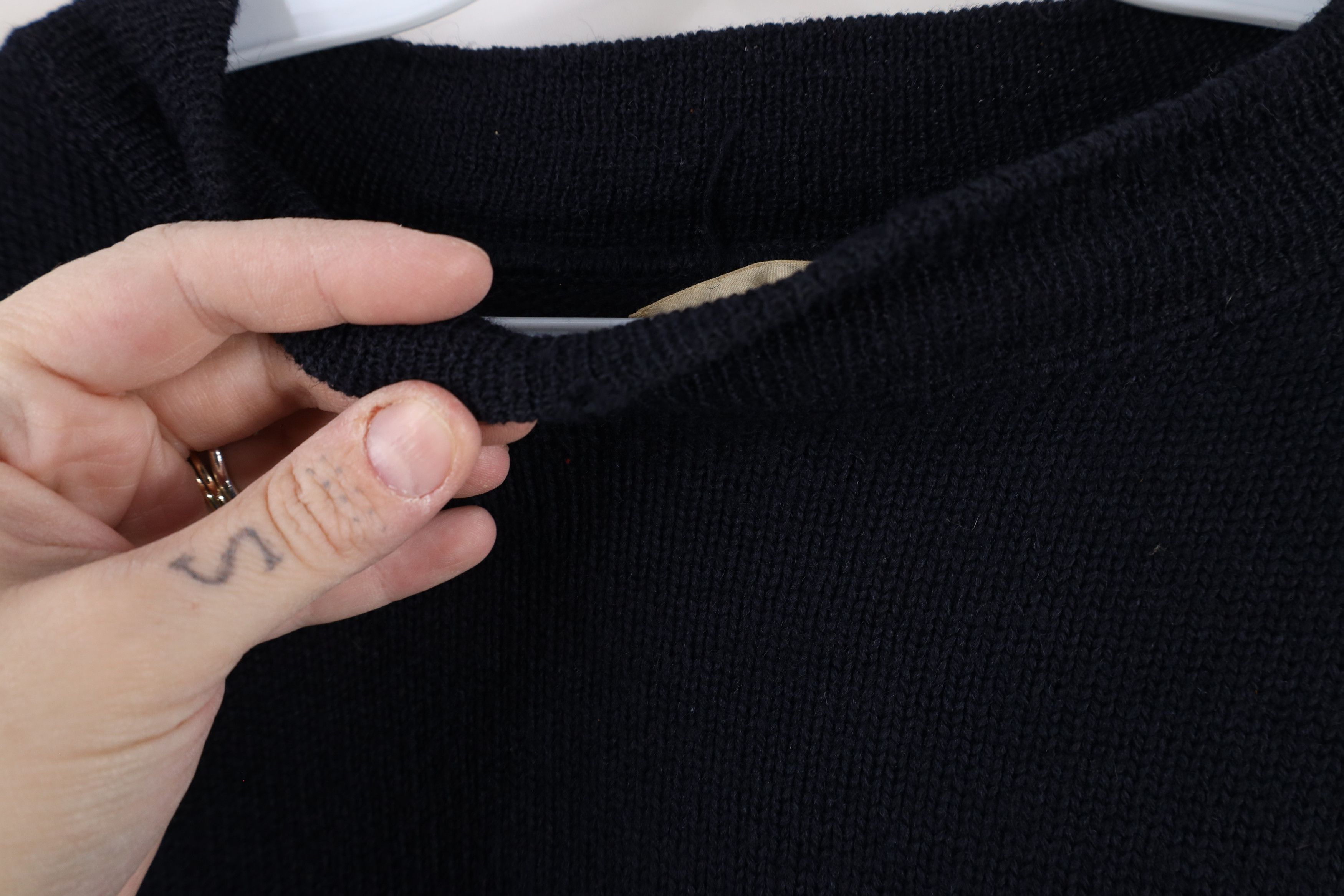Vintage Vintage 40s Military World War II Wool Naval Sweater USA Size US S / EU 44-46 / 1 - 10 Thumbnail