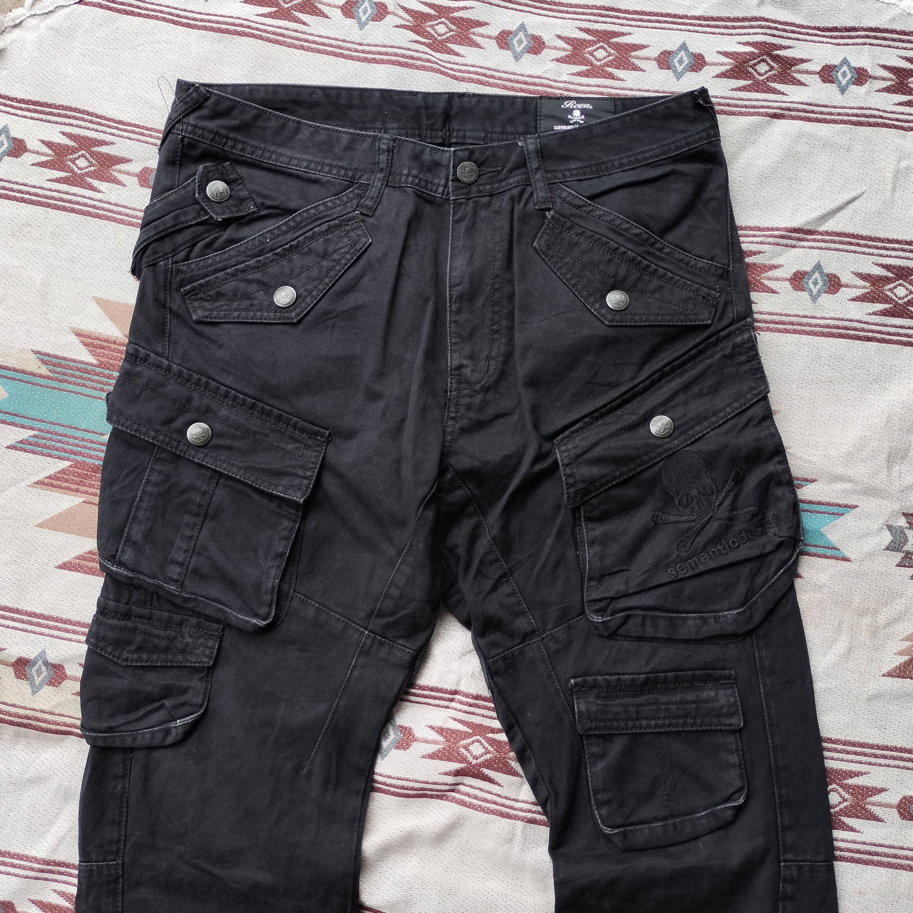 semanticdesign Roen x SemanticDesign multi cargo slim pants Size US 31 - 3 Thumbnail