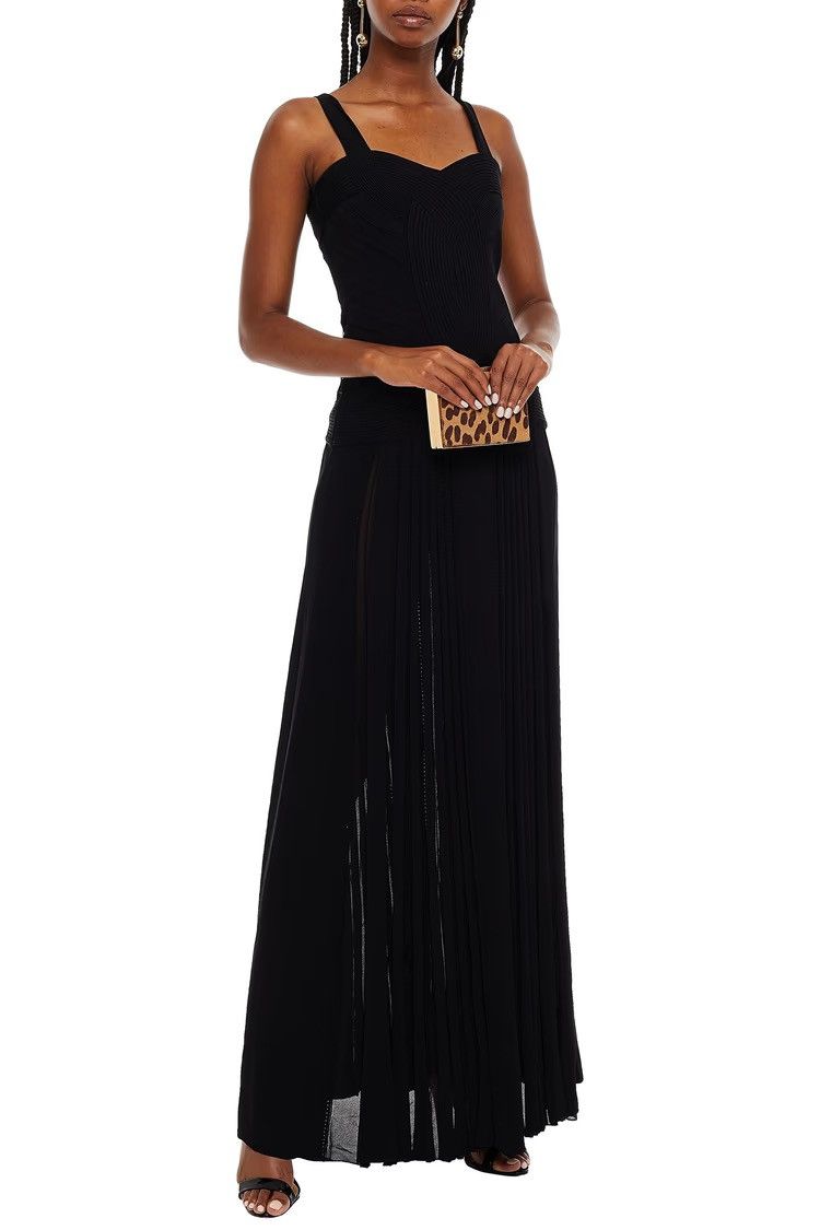 Roberto Cavalli ROBERTO CAVALLI Stretch-knit Maxi dress size IT 46 MSRP$5495 Size L / US 10 / IT 46 - 1 Thumbnail