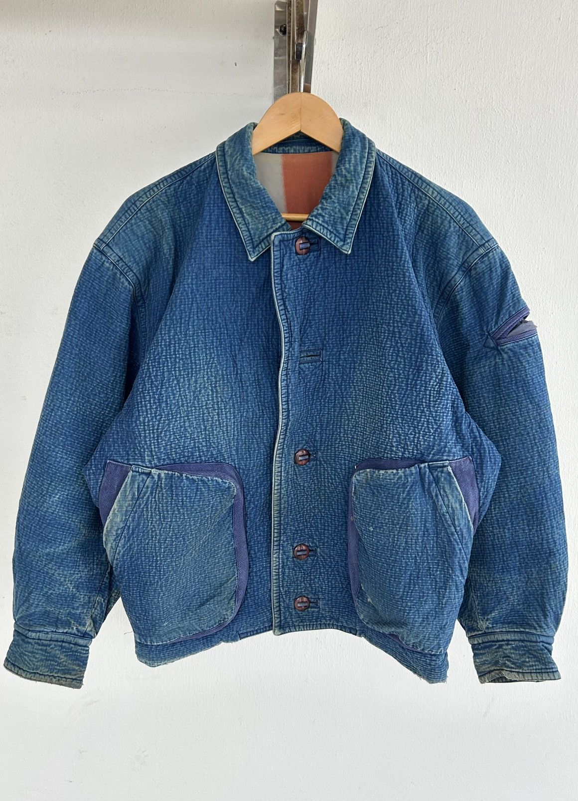 Issey Miyake Net 80’s Issey Miyake Man Jacket Distress Size US L / EU 52-54 / 3 - 2 Thumbnail