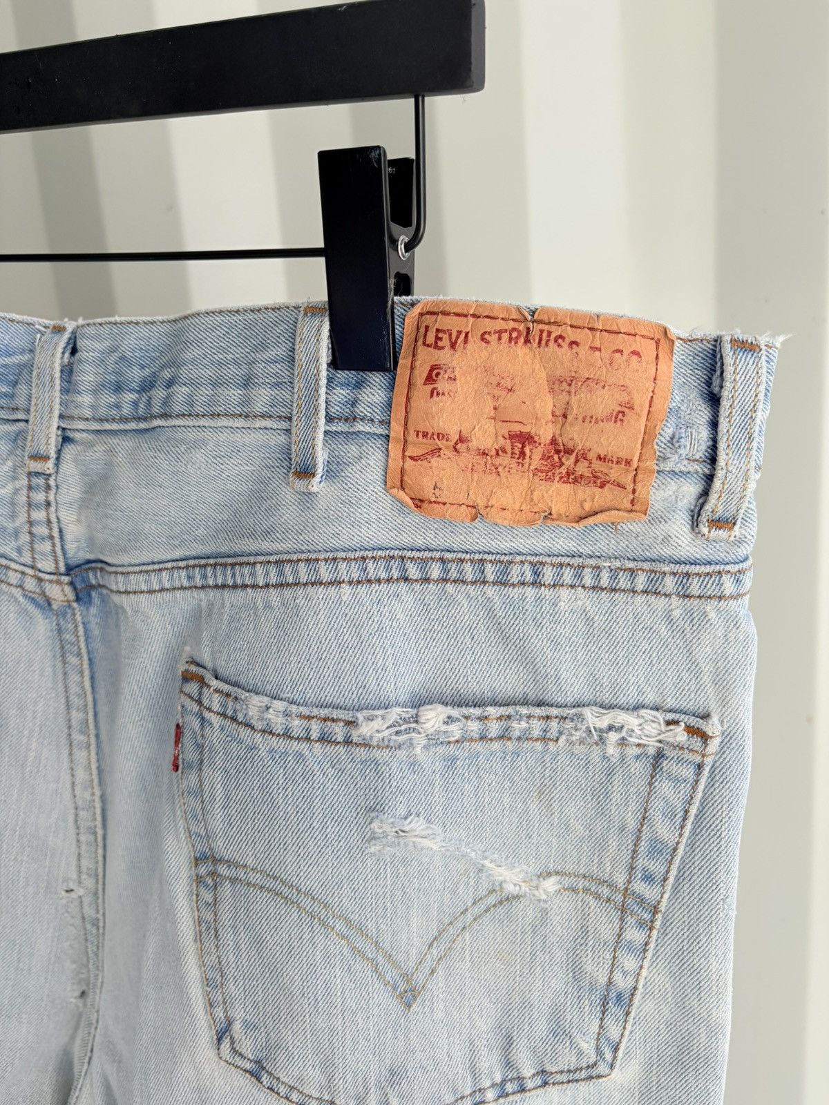 Levi's × Vintage Vintage Levi’s Distressed Denim Size US 40 / EU 56 - 8 Thumbnail