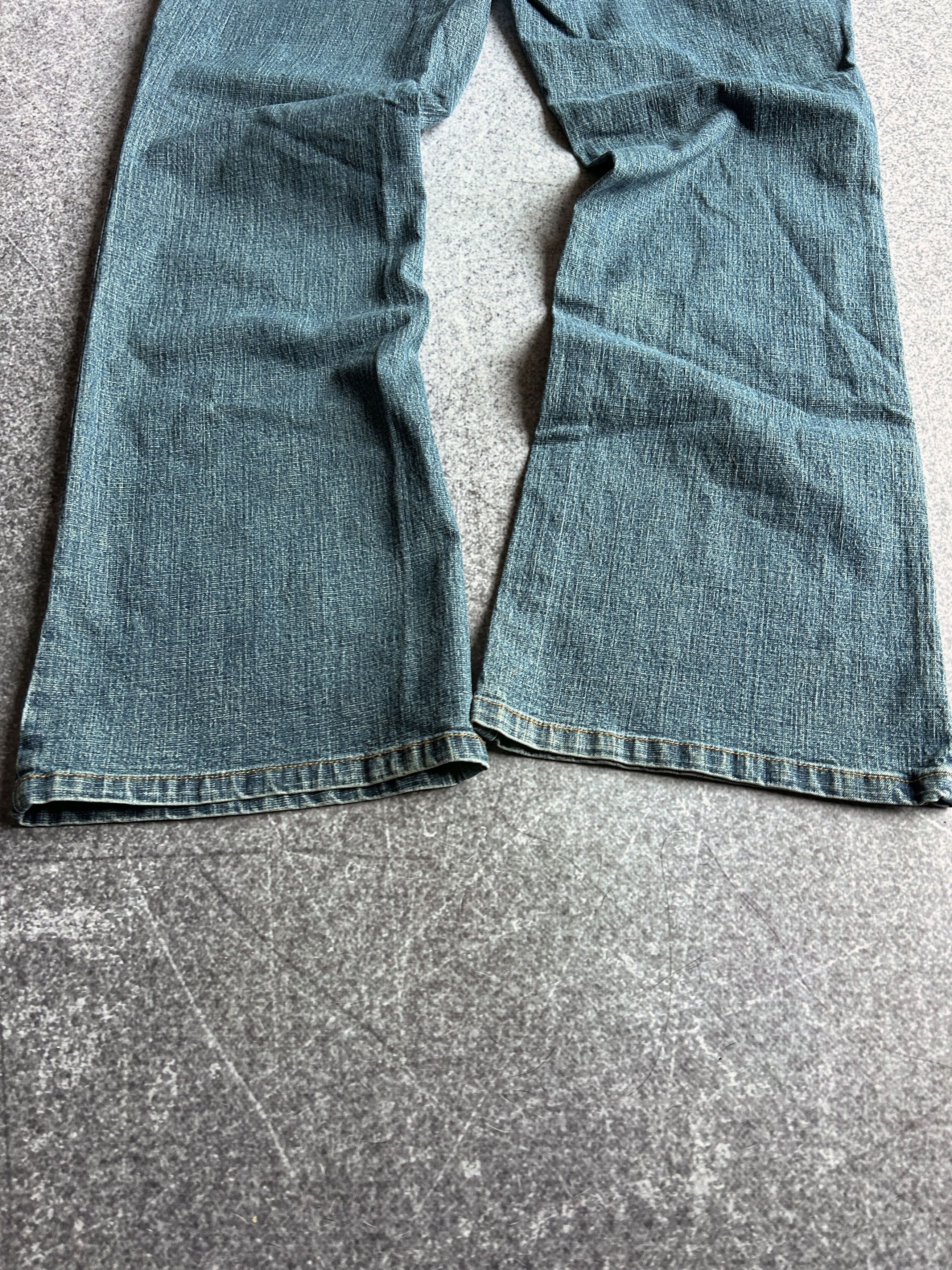 Designer VTG Rick Owens Junya Watanabe Style Classic Flared Jeans 90S Size US 32 / EU 48 - 2 Thumbnail