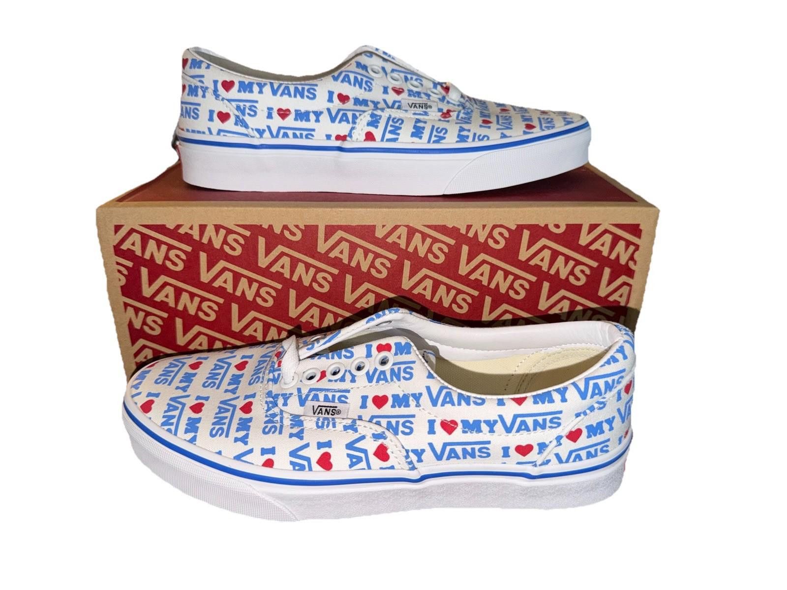 Vans Vans I Love My Vans White Canvas Sneakers Size US 7.5 / IT 37.5 - 2 Thumbnail