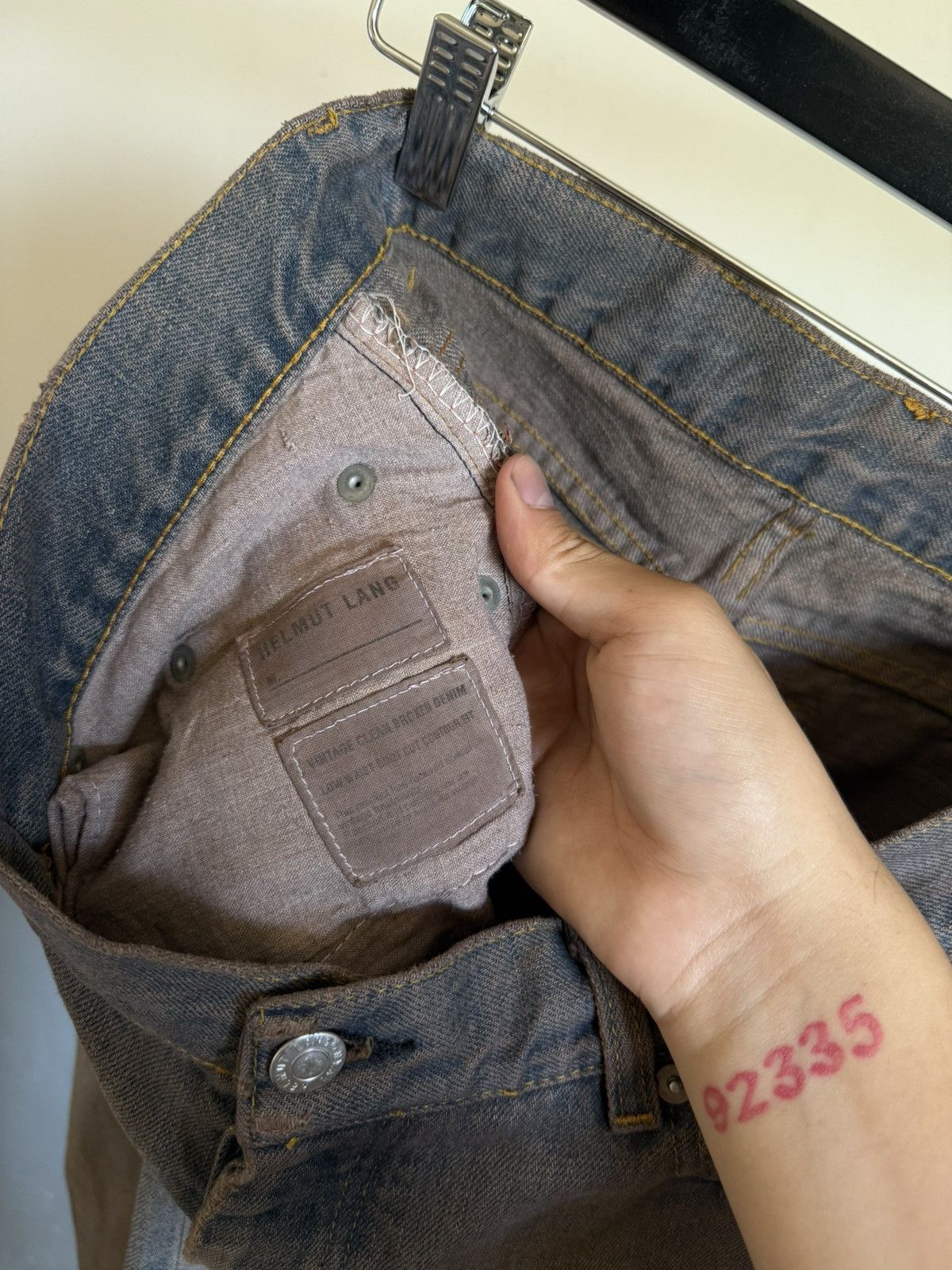 Helmut Lang Early 2000’s Bootcut Jeans Size US 32 / EU 48 - 6 Thumbnail