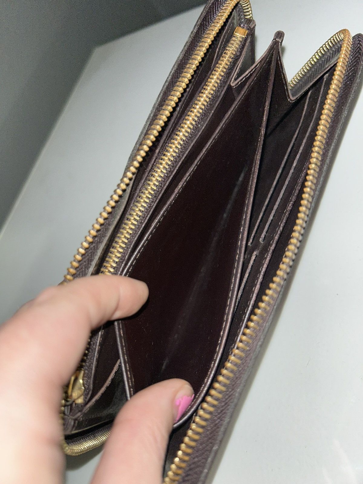 Louis Vuitton Louis Vuitton Monogram Amarante Vernis Zippy Wallet CA4130 Size ONE SIZE - 7 Thumbnail