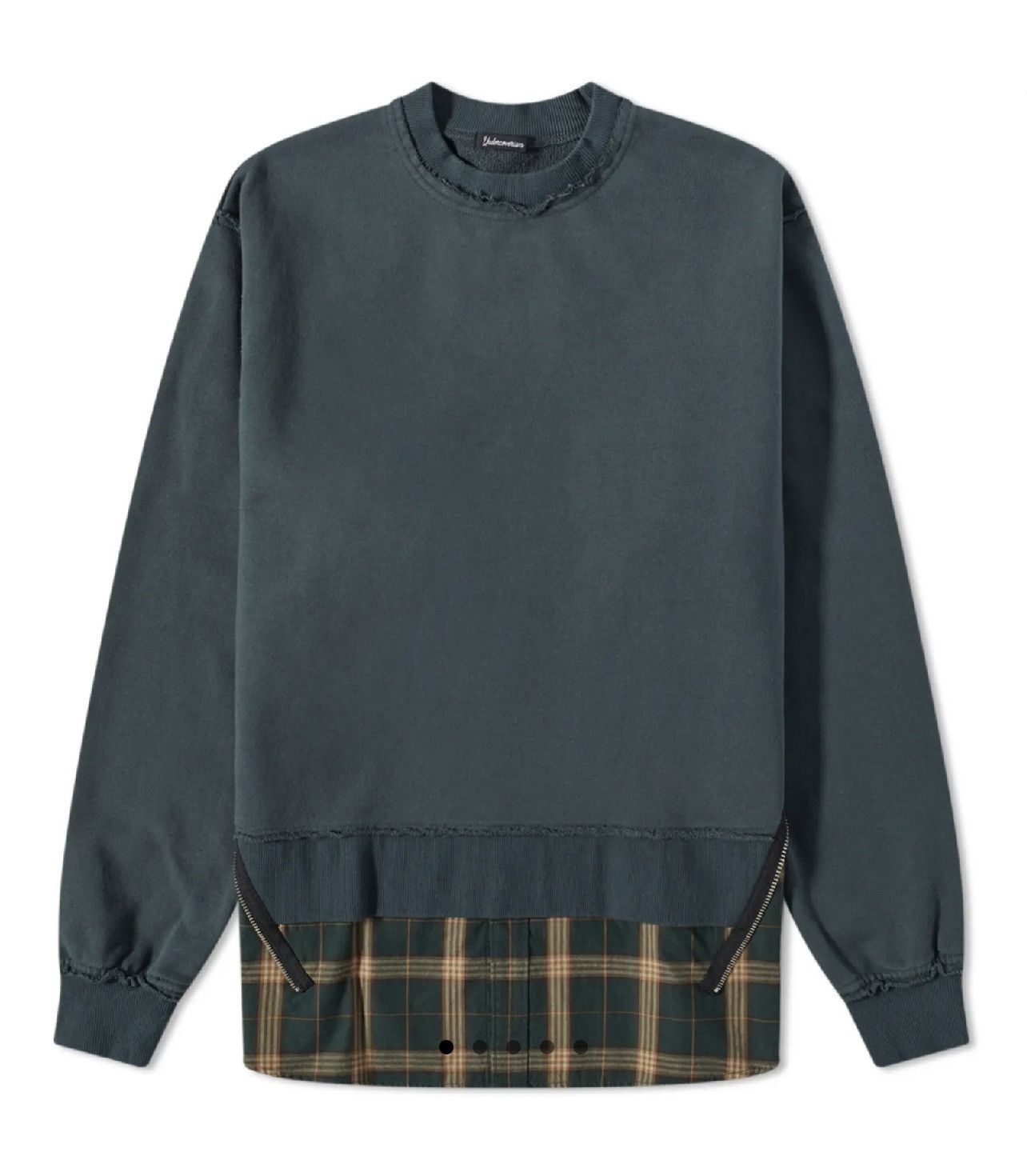 Undercover Check Detail Crew Sweat Size US XL / EU 56 / 4 - 1 Thumbnail