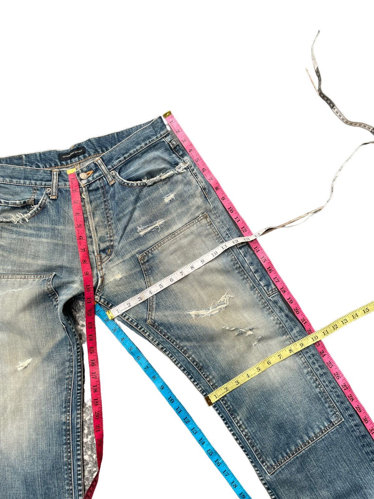 Japanese Brand Ult.Immersion Service Distresed Denim Size US 33 - 25 Thumbnail