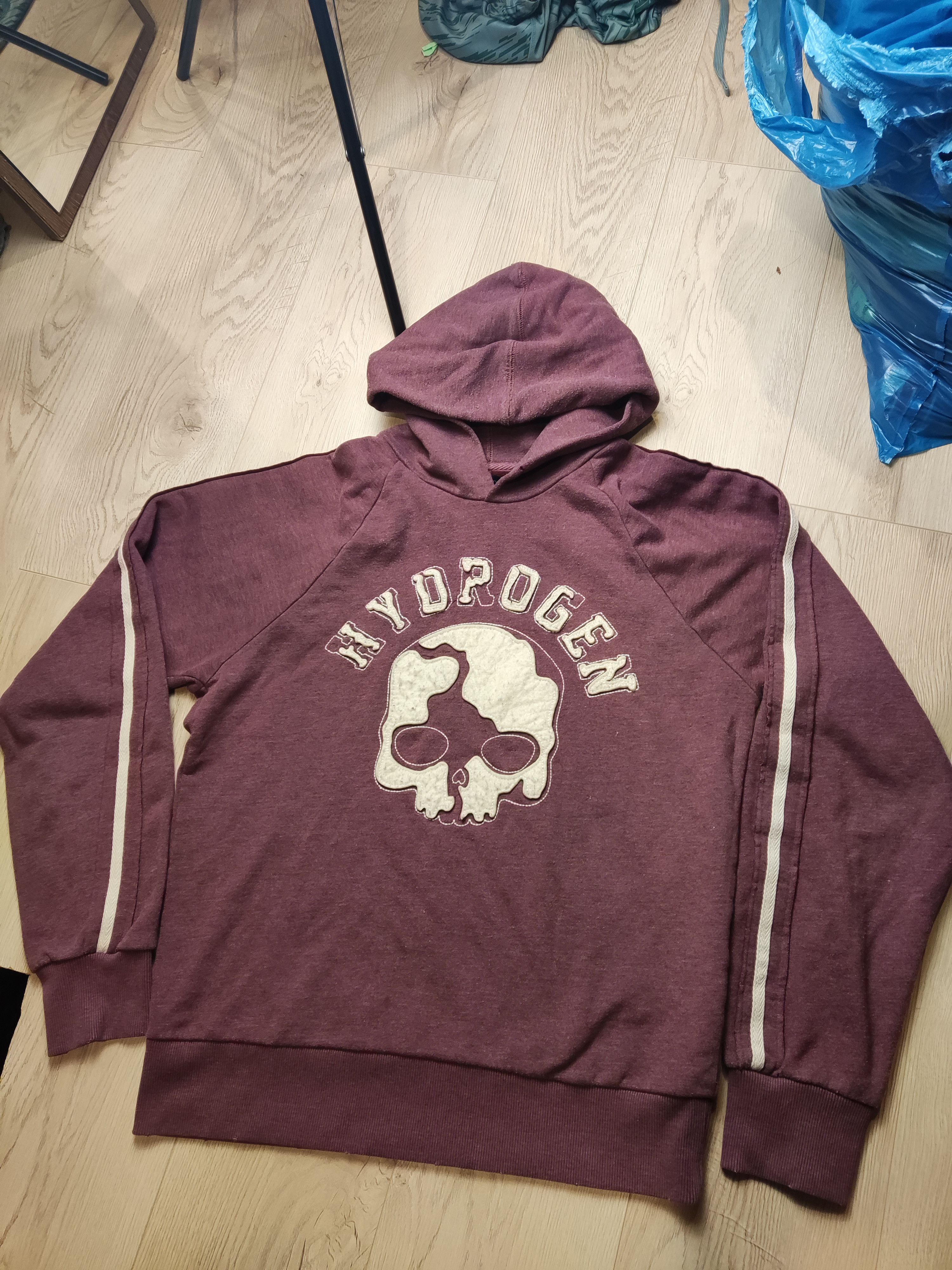 Hysteric Glamour HYDROGEN PATCHWORK SKULL HOODIES SWEATSHIRT Size US L / EU 52-54 / 3 - 9 Thumbnail