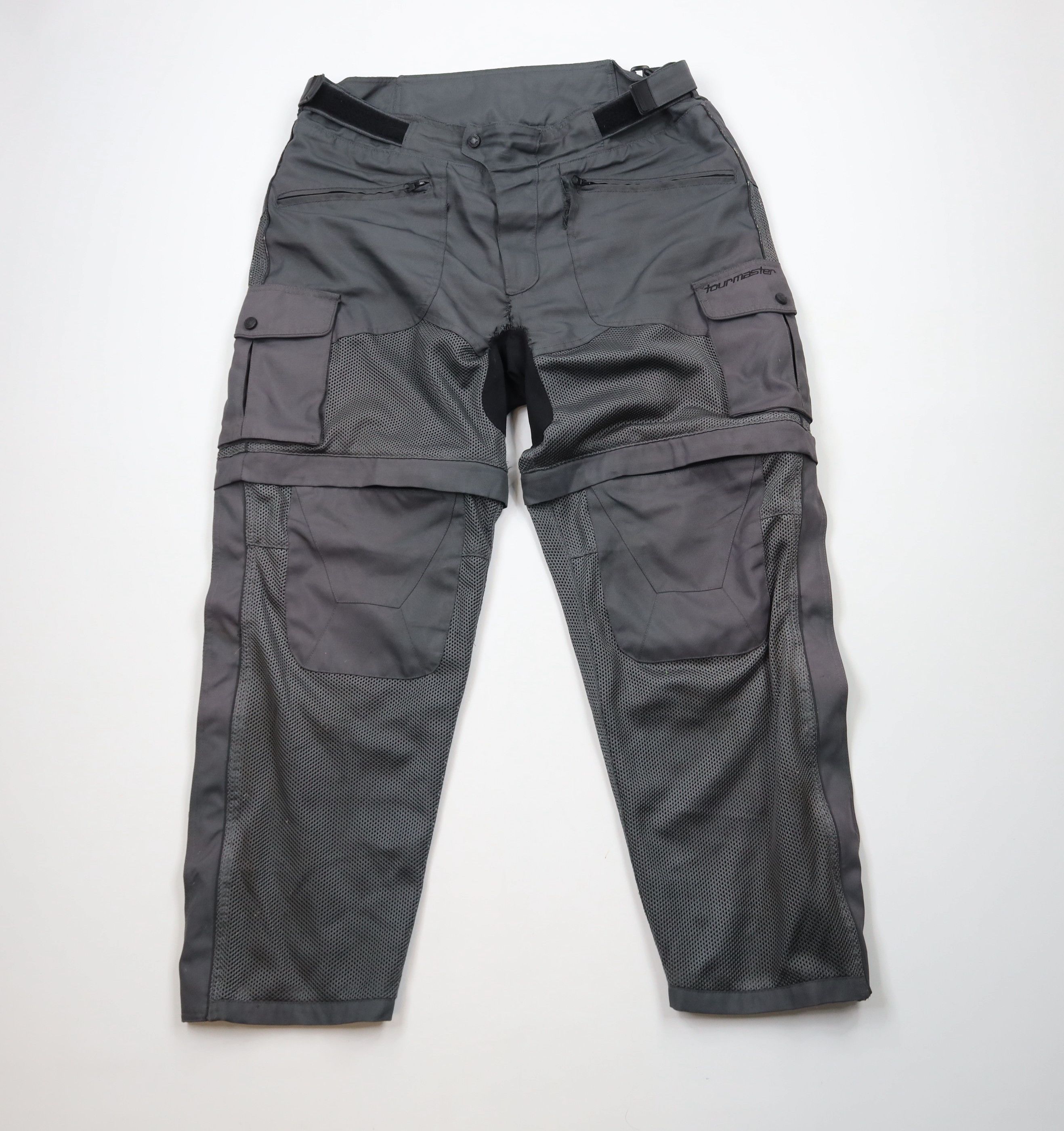 Vintage Tourmaster Pant Convertible Zip Off Motorcycle Pants Gray Size US 38 / EU 54 - 1 Thumbnail