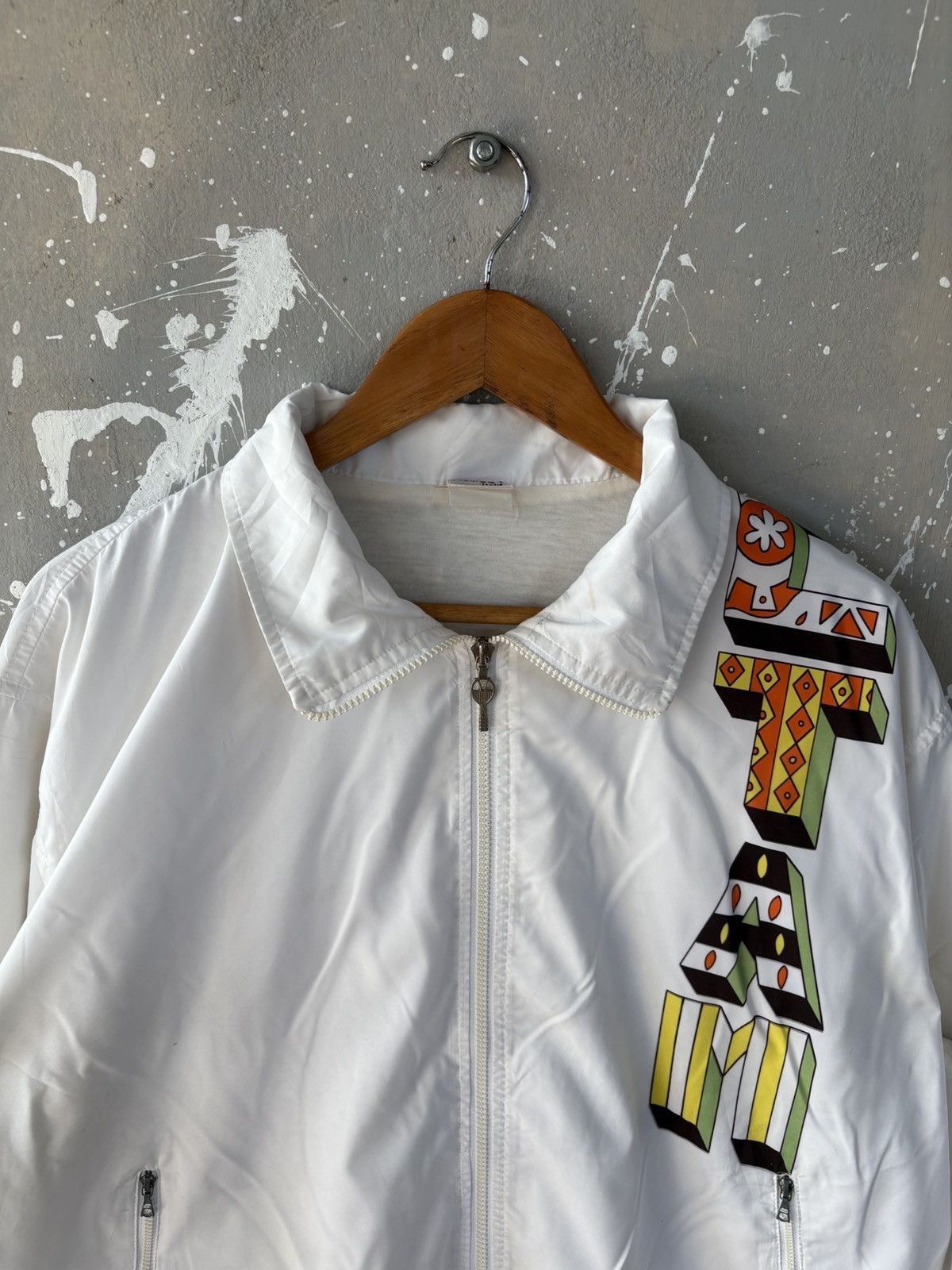 Ellesse Vintage‼️ Ellesse Baggy Windbreaker Jacket riri Button Zip Size US M / EU 48-50 / 2 - 2 Thumbnail