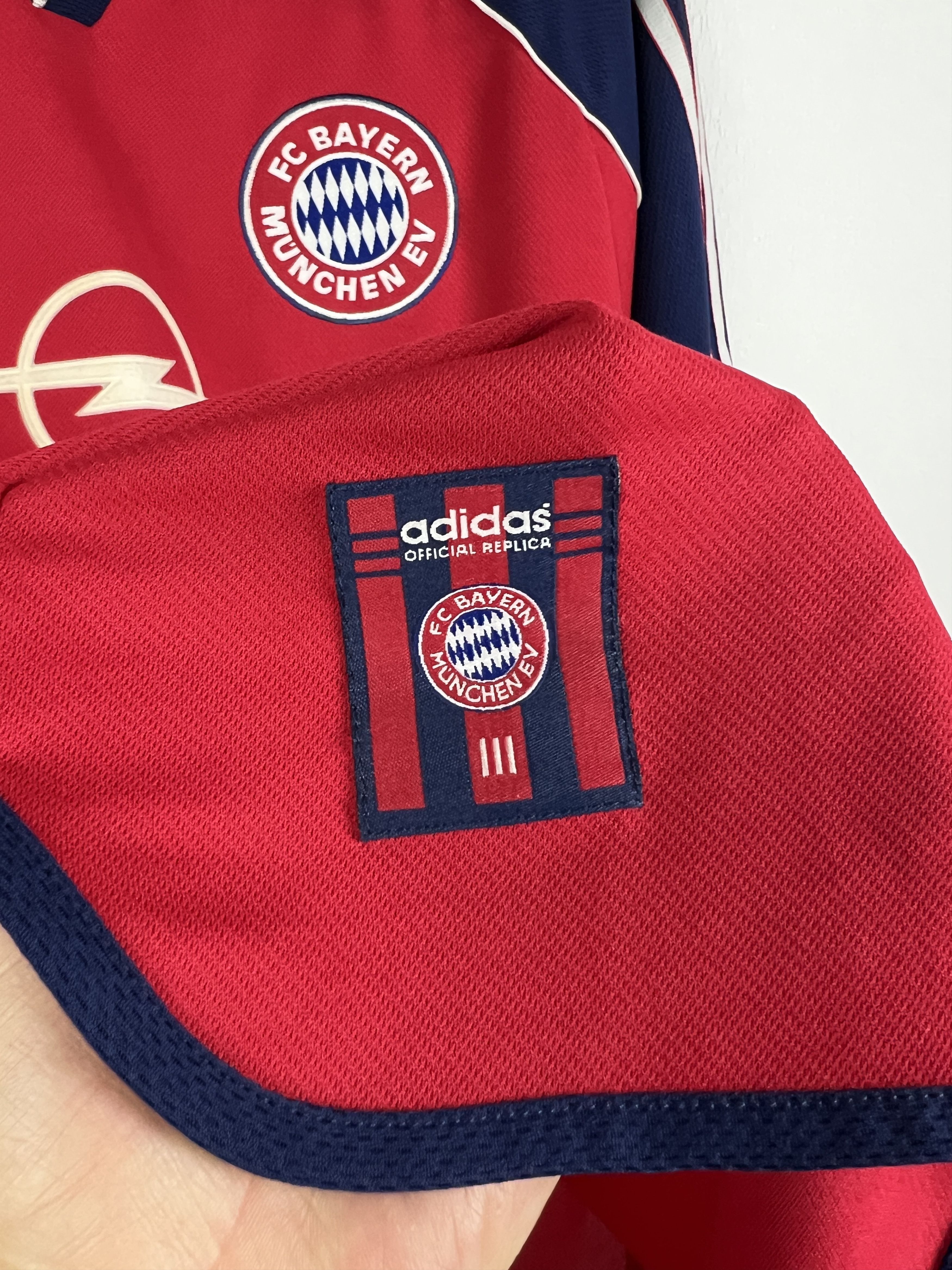 Adidas Bayern Munich Home football shirt 1999 Soccer Jersey Trikot Size US M / EU 48-50 / 2 - 4 Thumbnail