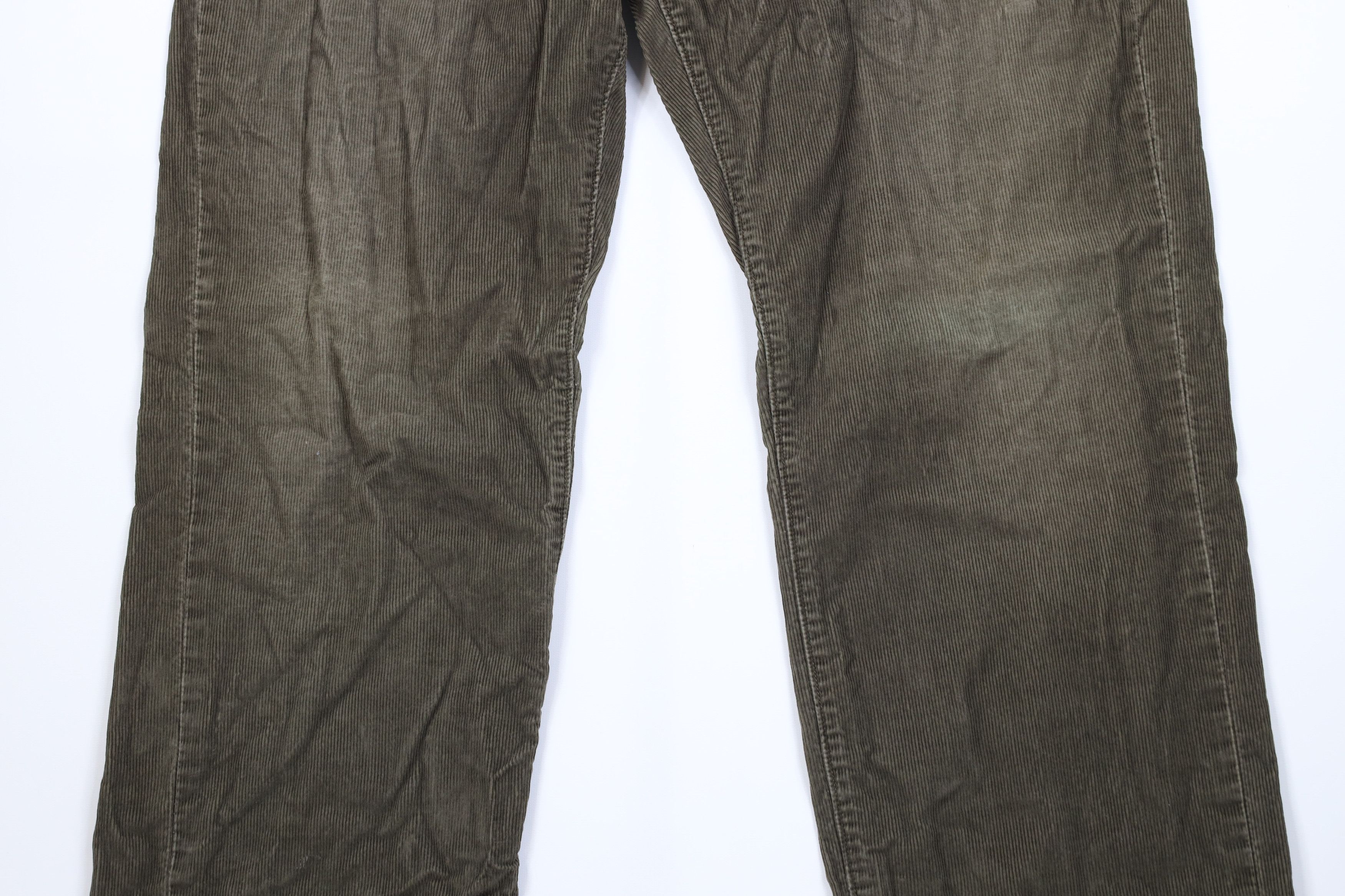 J.Crew Vintage Y2K J Crew Wide Leg Corduroy Chino Pants Green Size US 38 / EU 54 - 3 Thumbnail