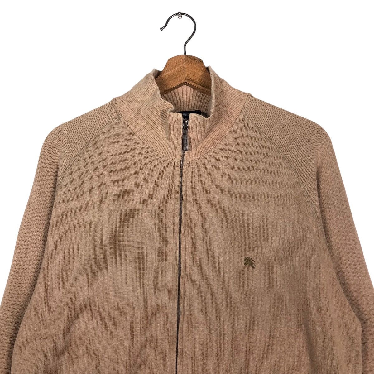 Burberry 🔥Vintage Sweater Jacket Zipper Burberry London Nova Check Size US M / EU 48-50 / 2 - 3 Thumbnail