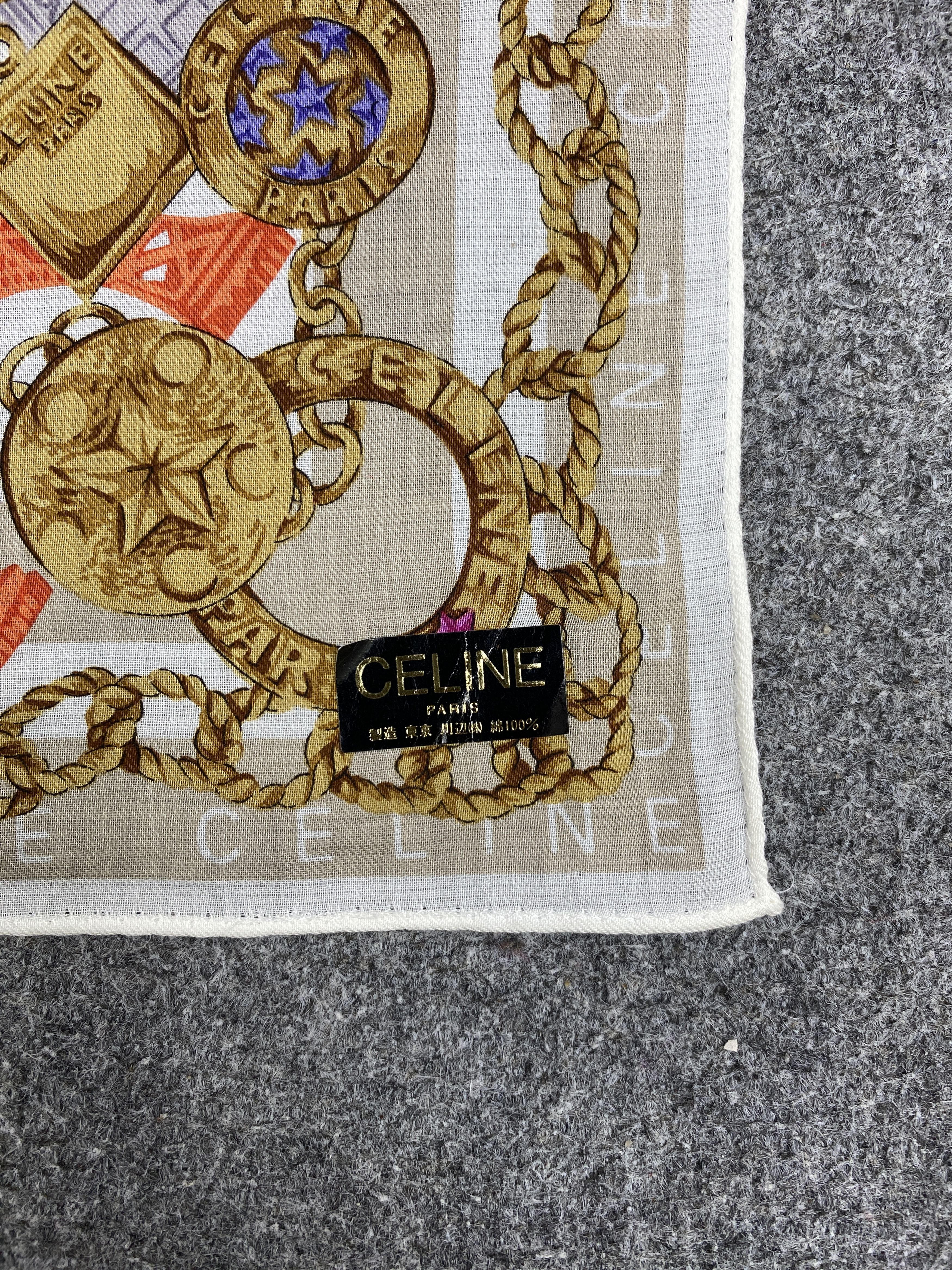 Celine Celine Handkerchief / Neckerchief / Headscarf HKC0489 Size ONE SIZE - 5 Thumbnail