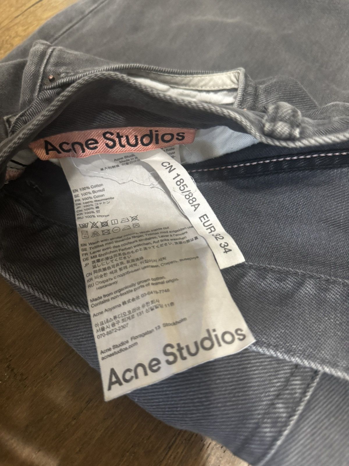 Acne Studios Acne Studios 2021M Jeans Size US 32 / EU 48 - 5 Thumbnail